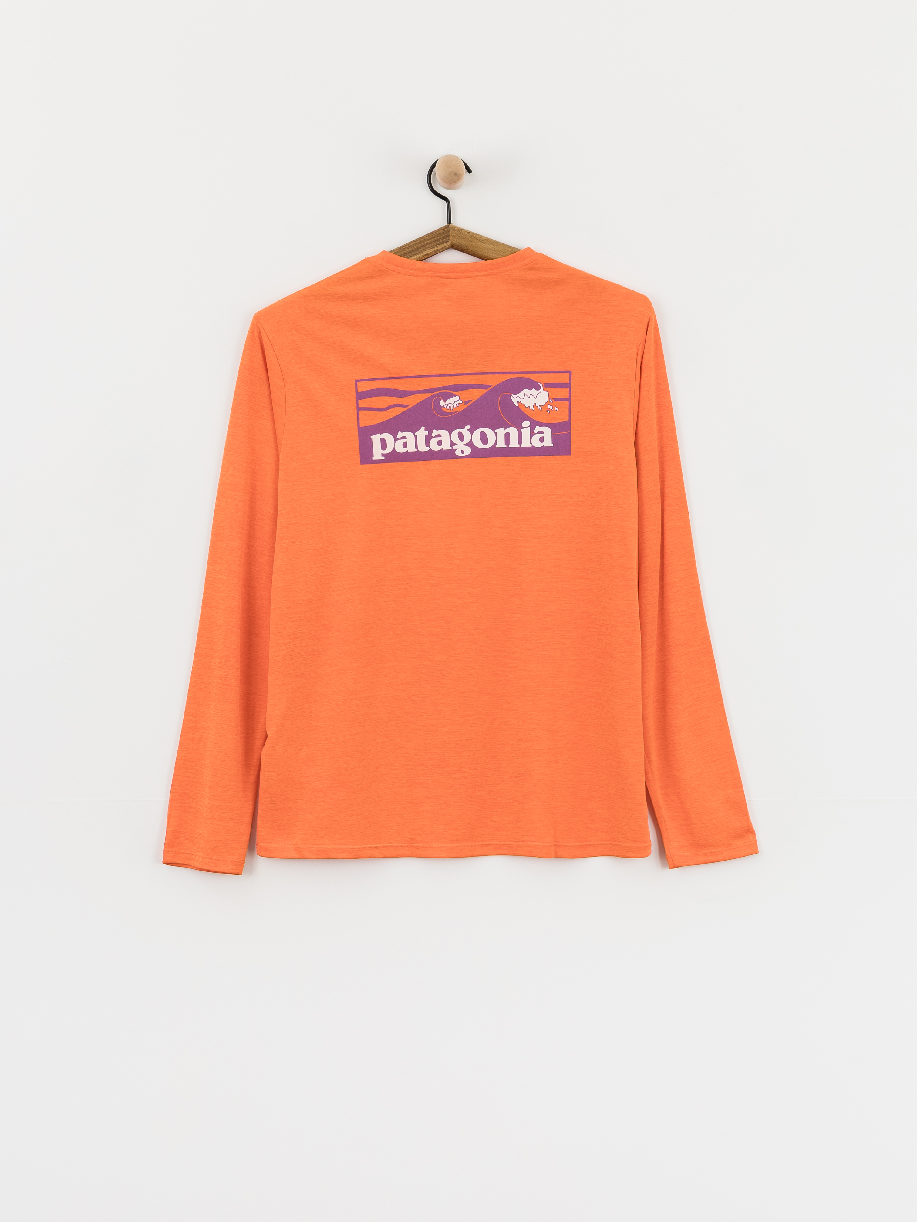 Longsleeve Patagonia Capilene Cool Boardshort Logo (orange peel/light orange peel)