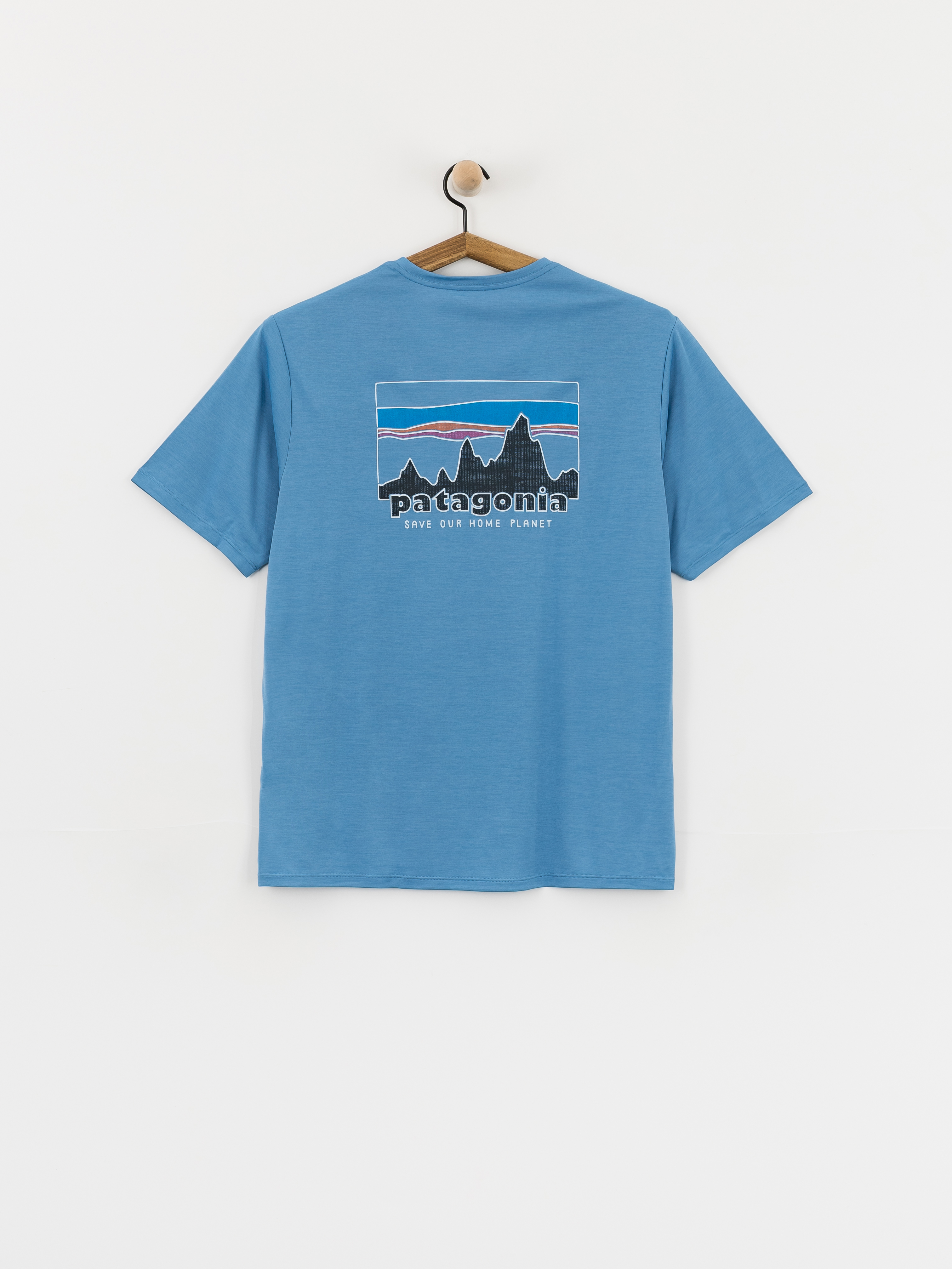 Tricou Patagonia Capilene Cool '73 Skyline (shore blue/light shore blue)
