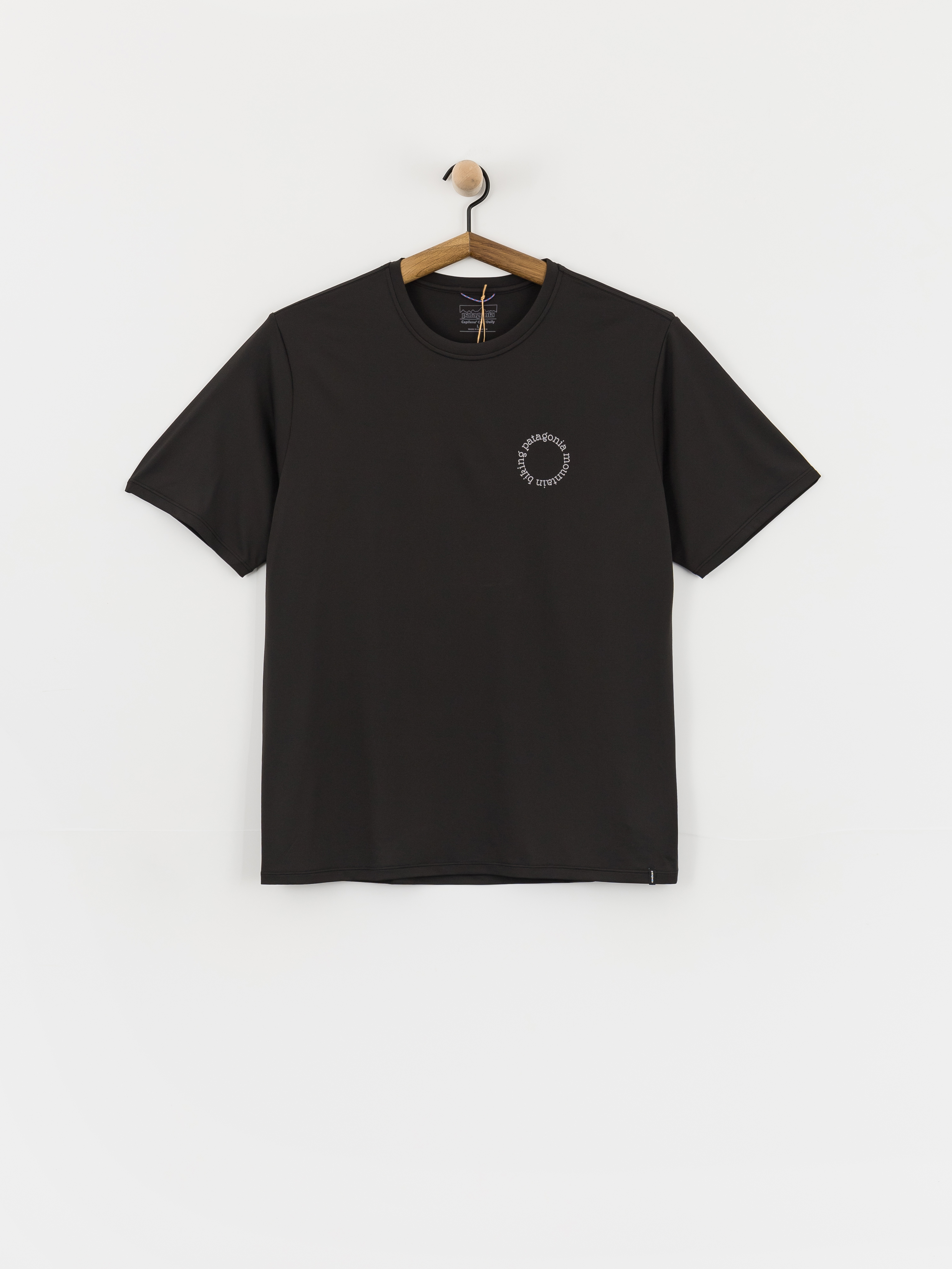 Tricou Patagonia Capilene Cool Spoke Stencil (black)