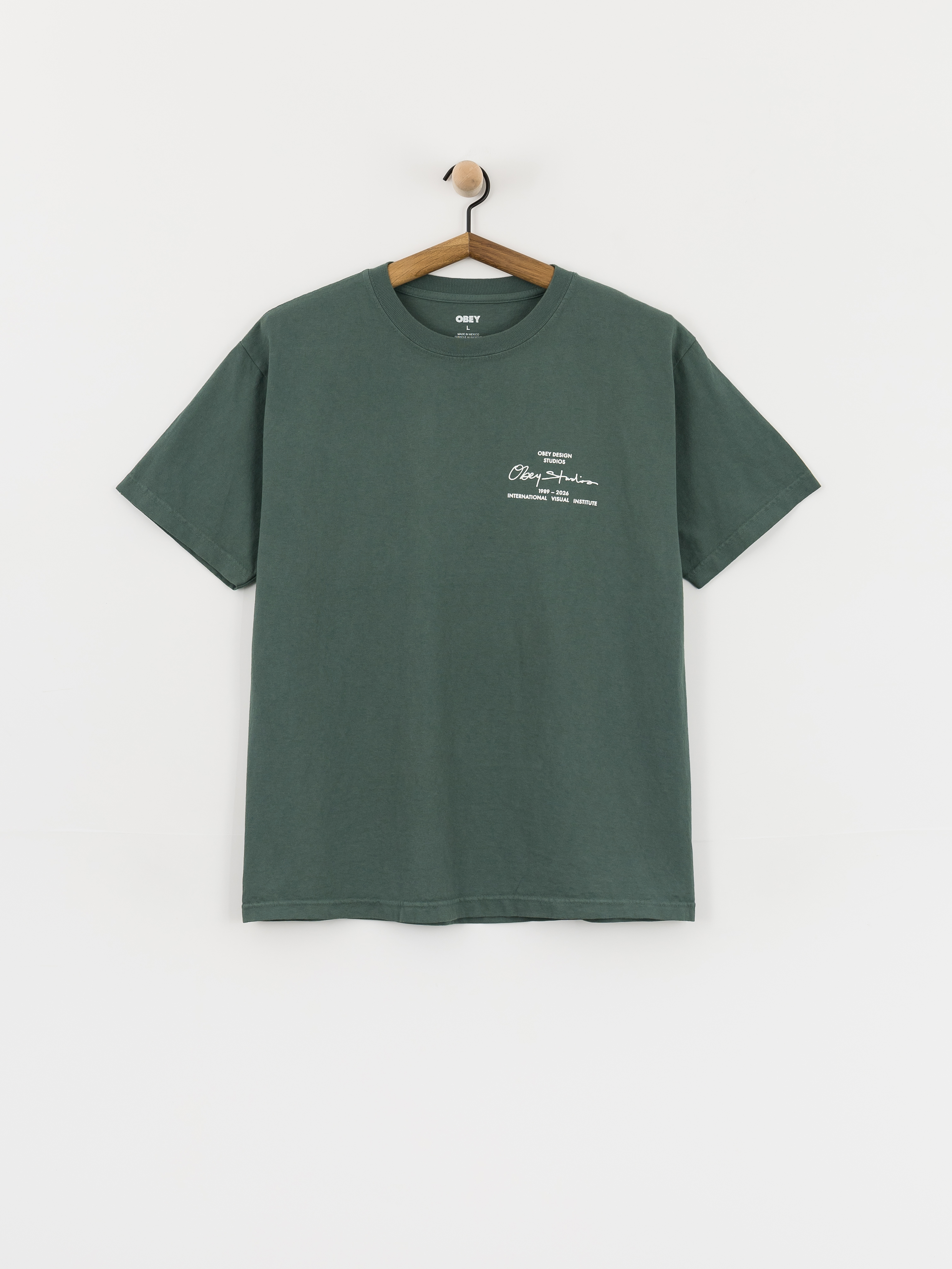 Tricou OBEY Institute (pigment rainforest)