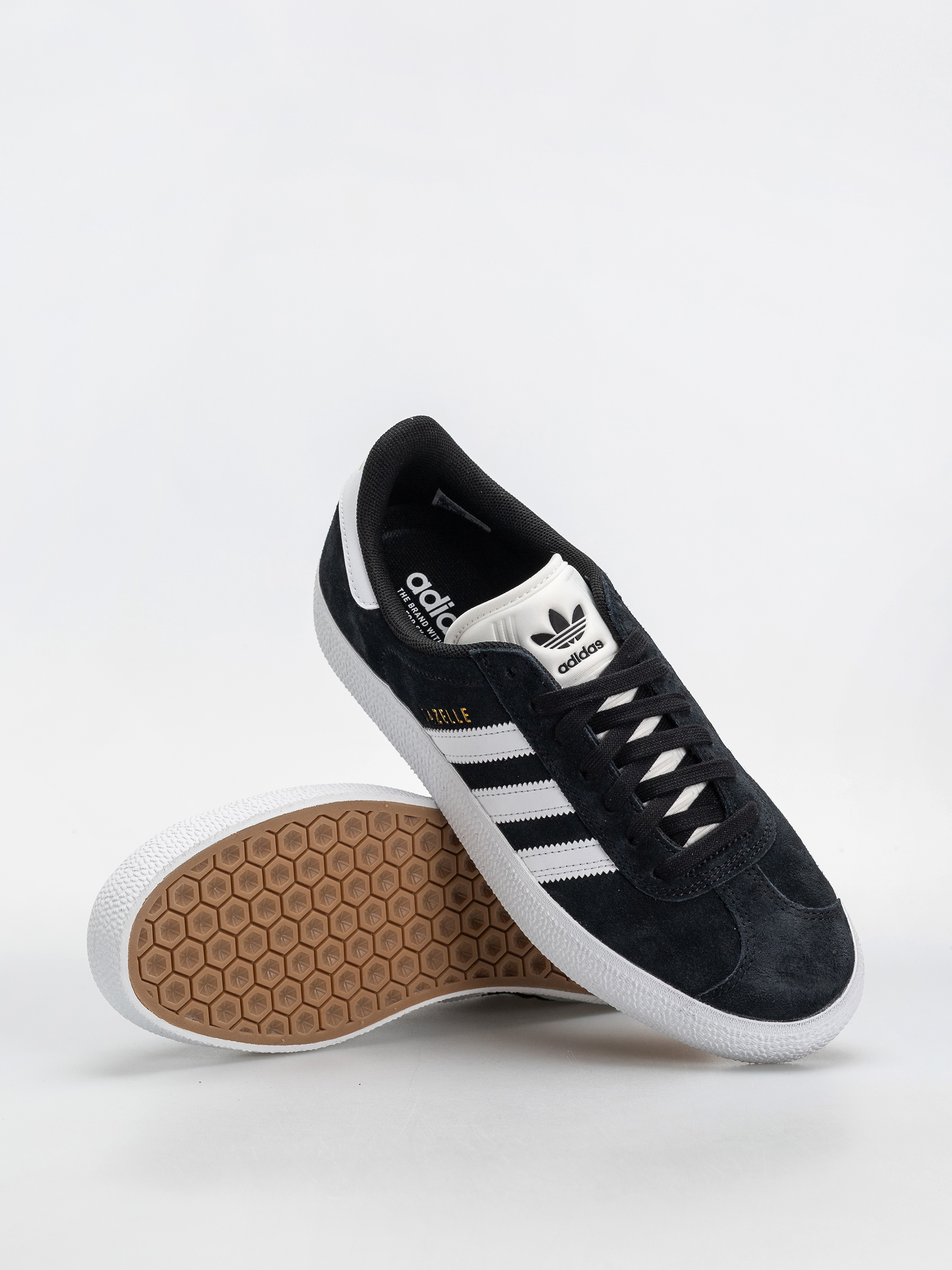 Pantofi adidas Gazelle Adv (cblack/ftwwht/goldmt)