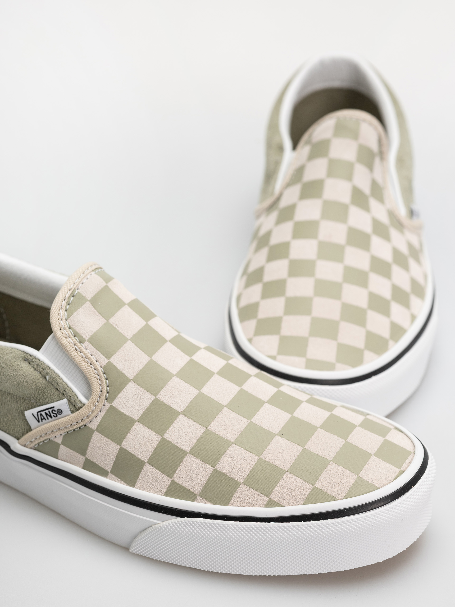 Pantofi Vans Classic Slip On (soft sage)