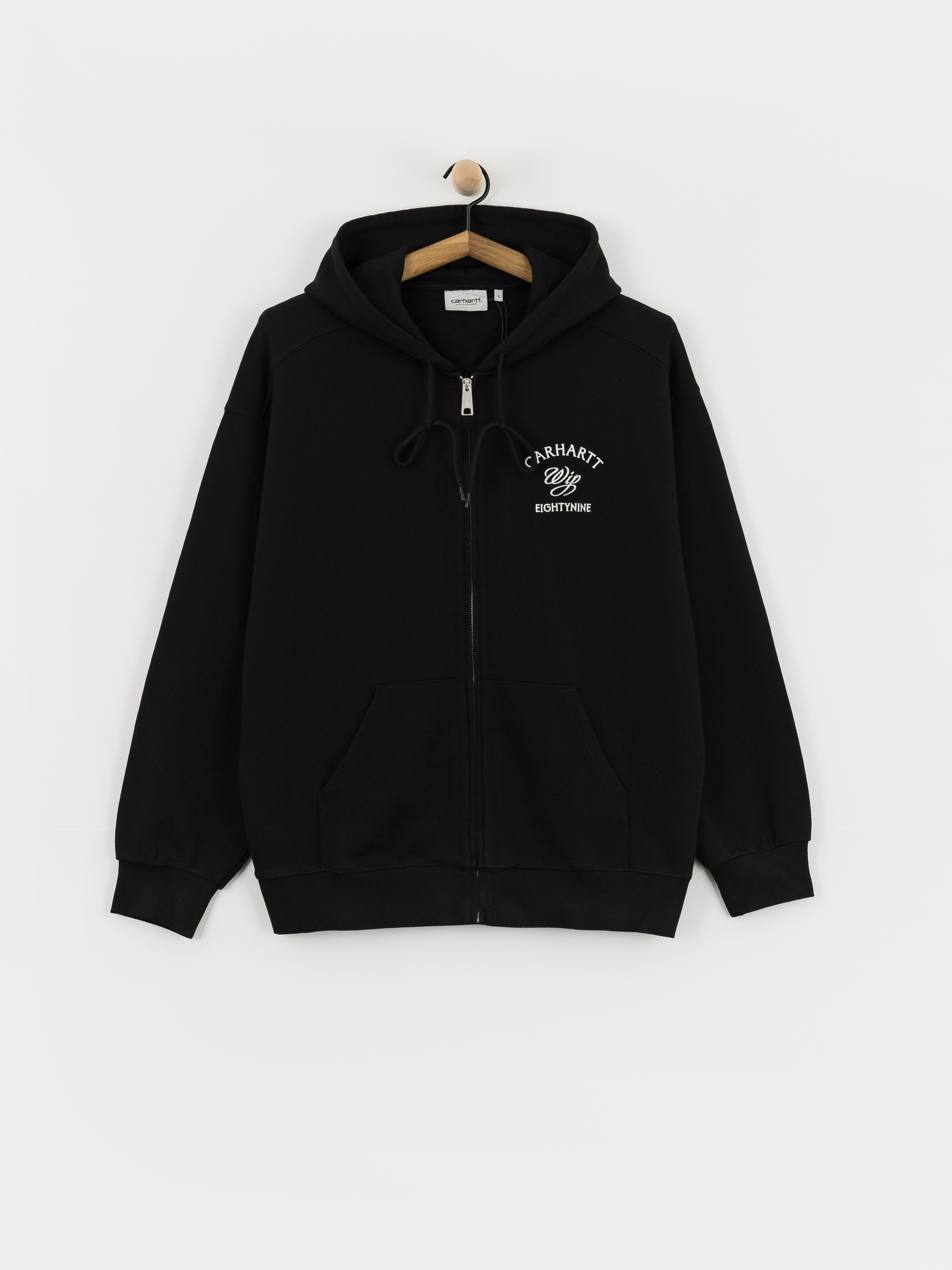 Hanorac cu glugă Carhartt WIP Eightynine ZHD (black)