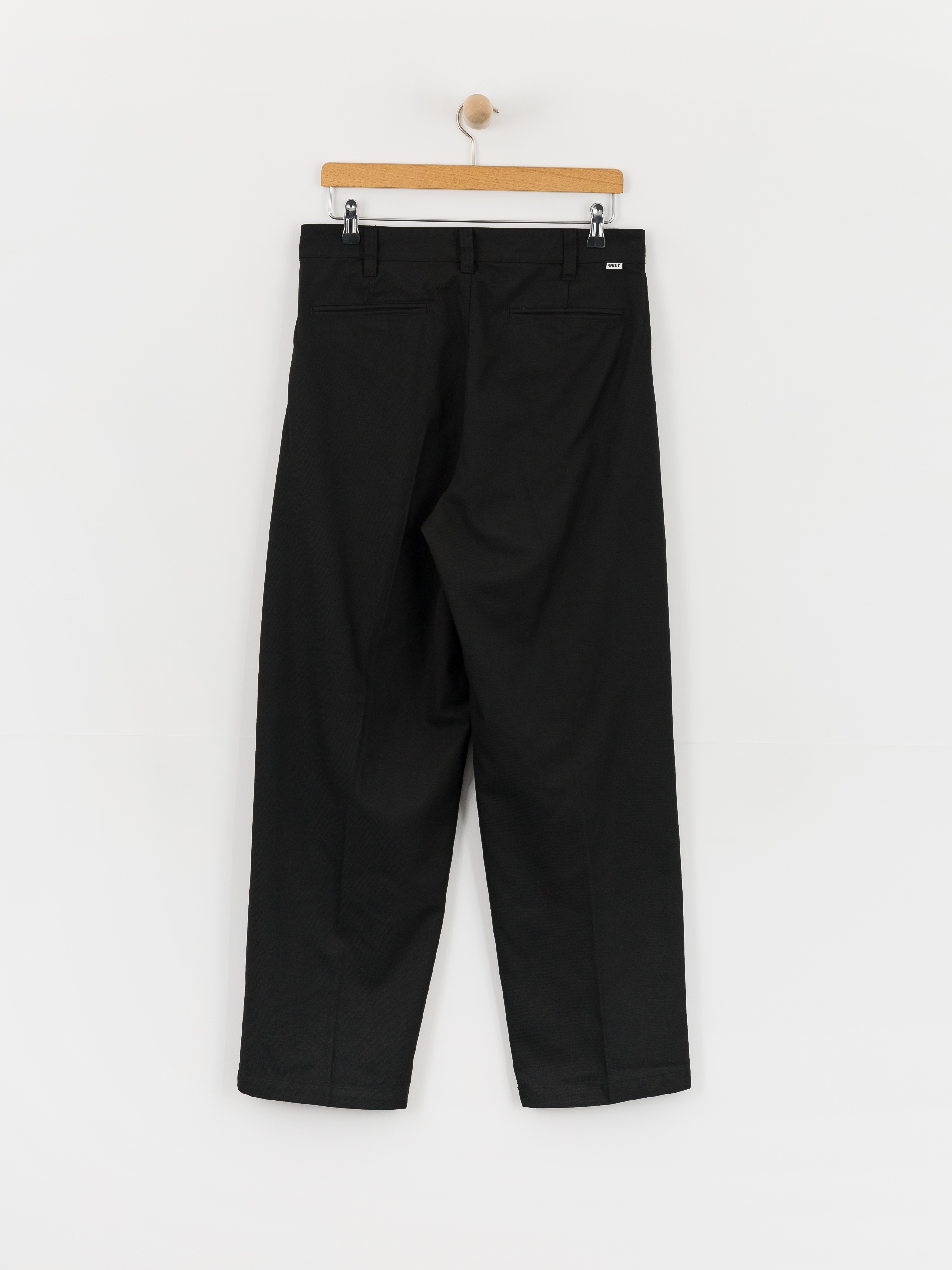 Pantaloni OBEY Dean Pleated (black)
