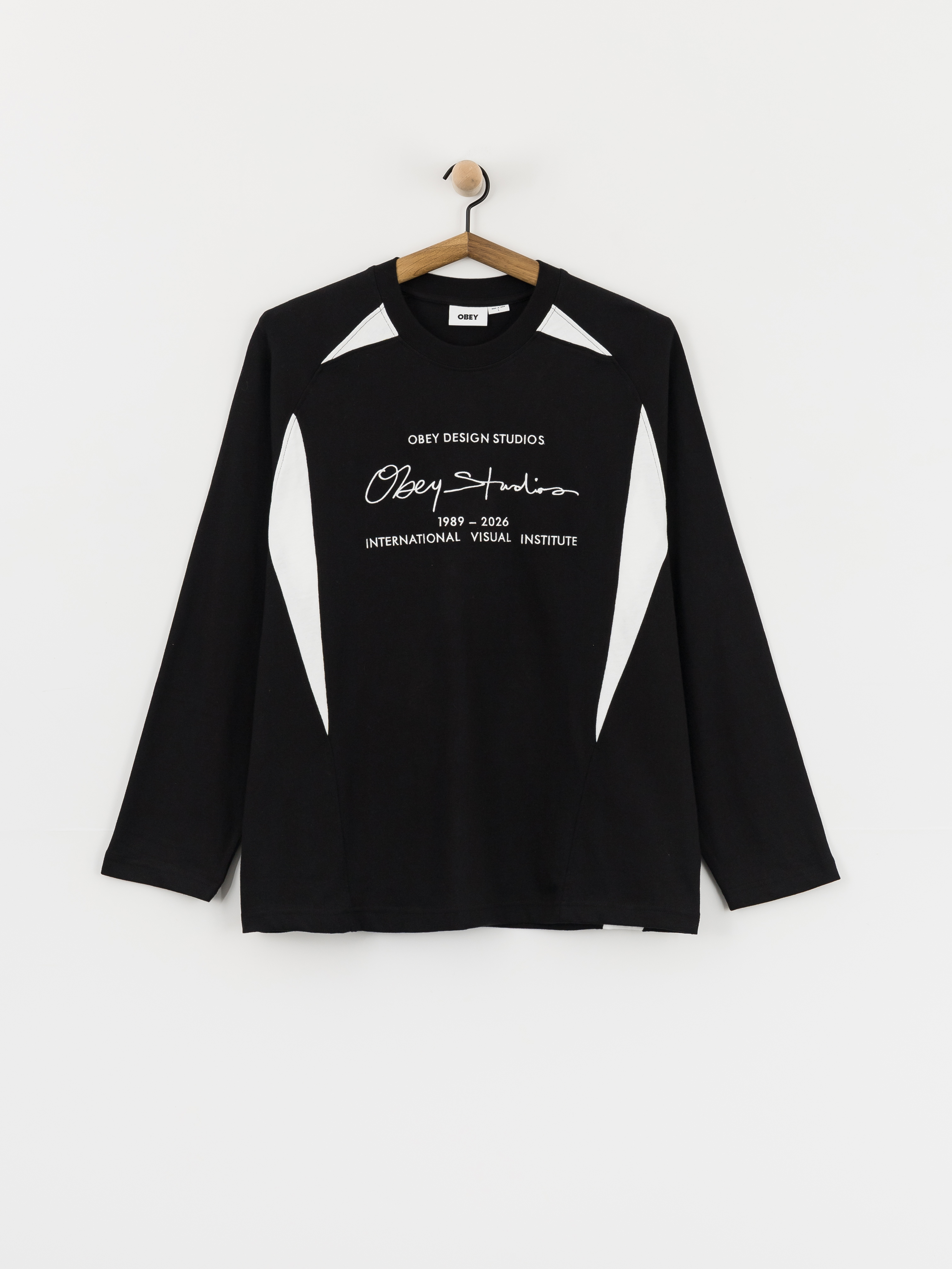 Longsleeve OBEY League (black multi)