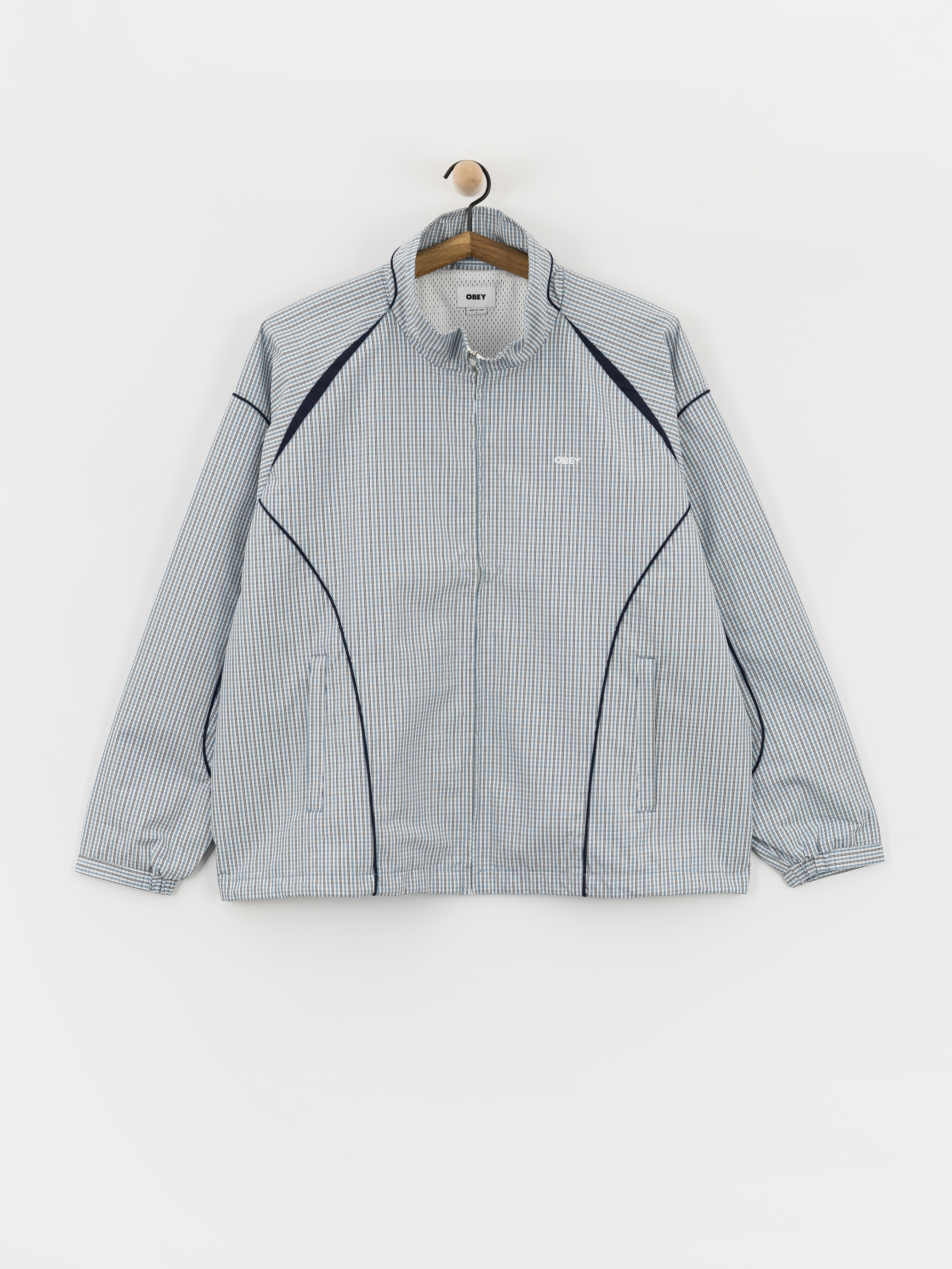 Geacă OBEY Practice Windbreaker (plaid multi)