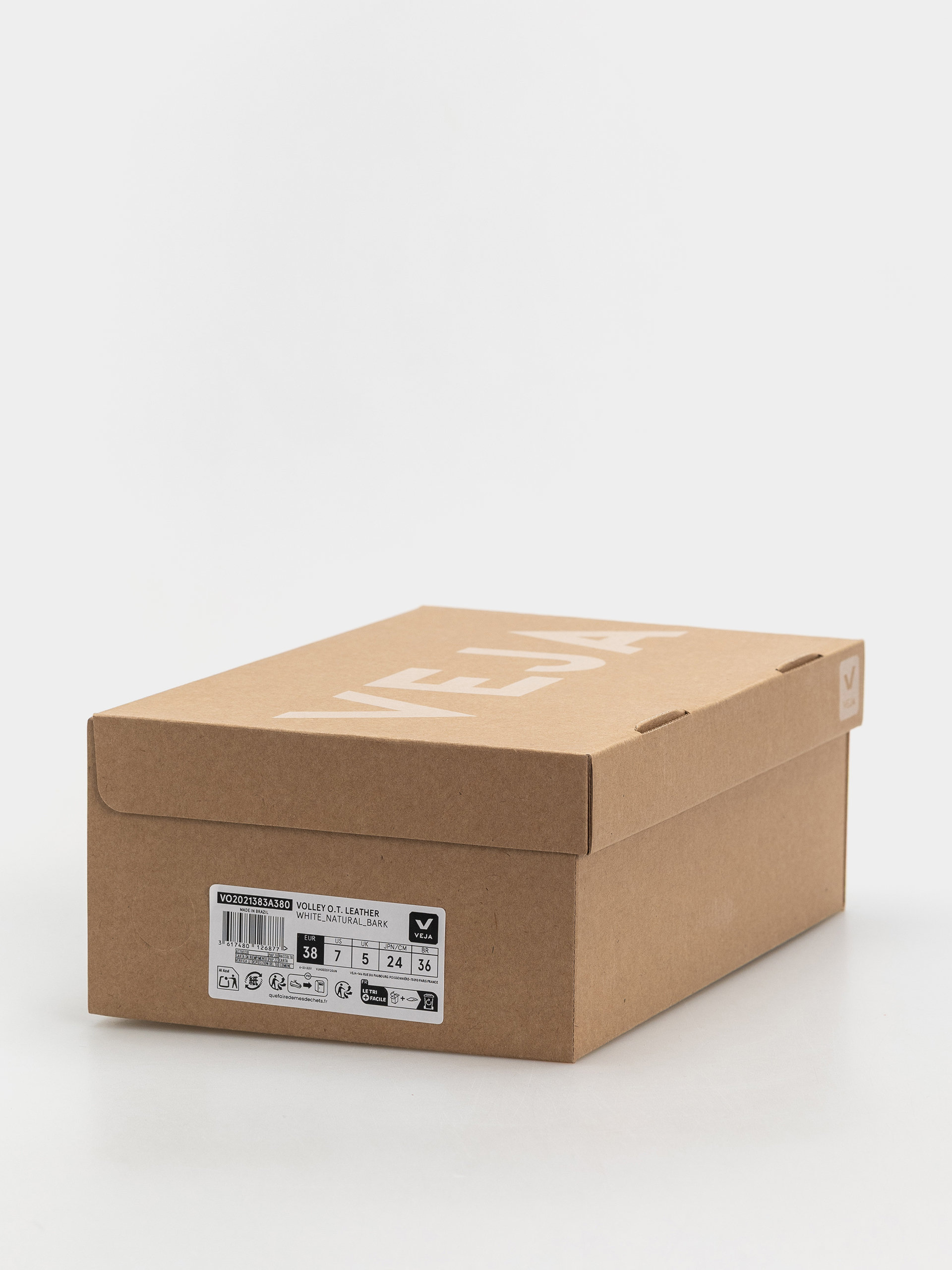 Pantofi Veja Volley Wmn (white natural bark)