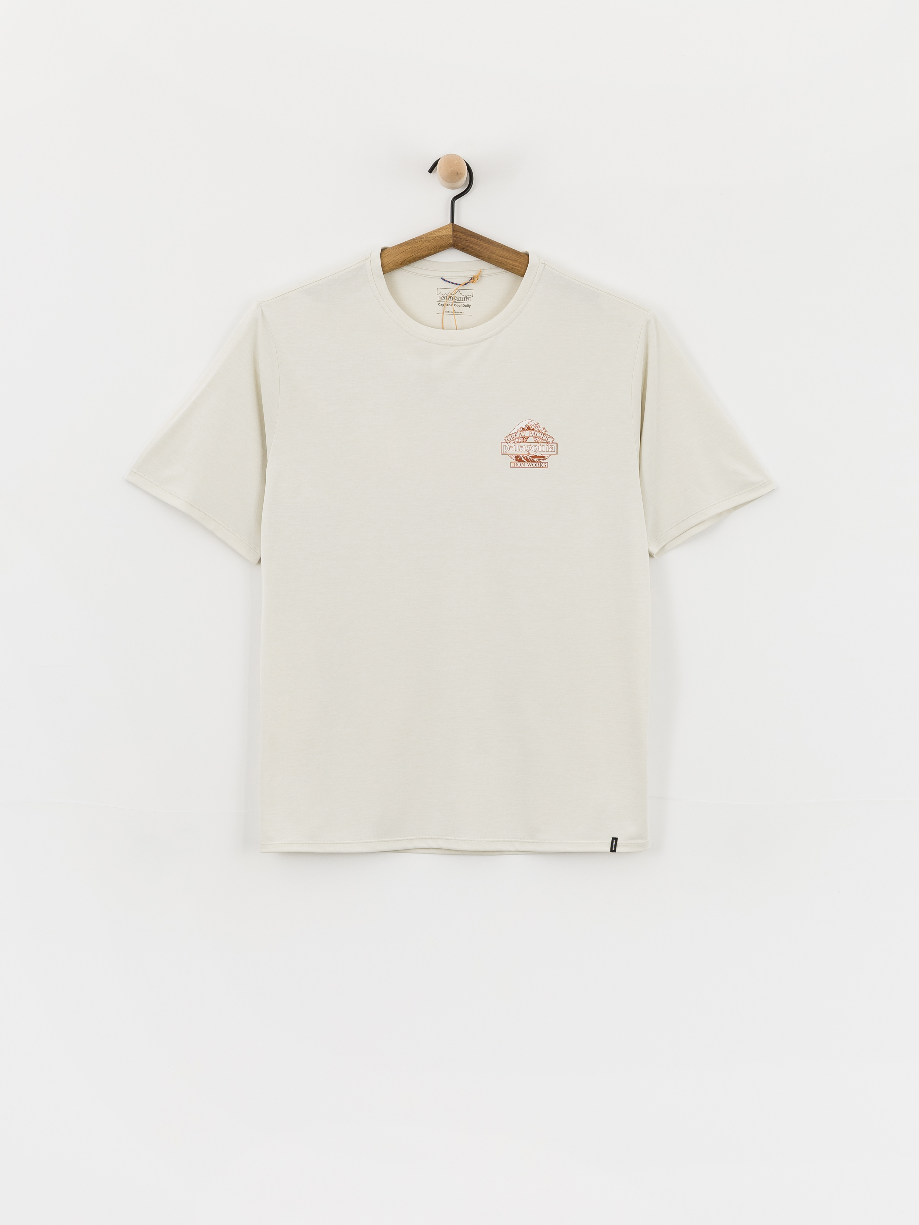 Tricou Patagonia Capilene Cool Great Waves (dyno white)