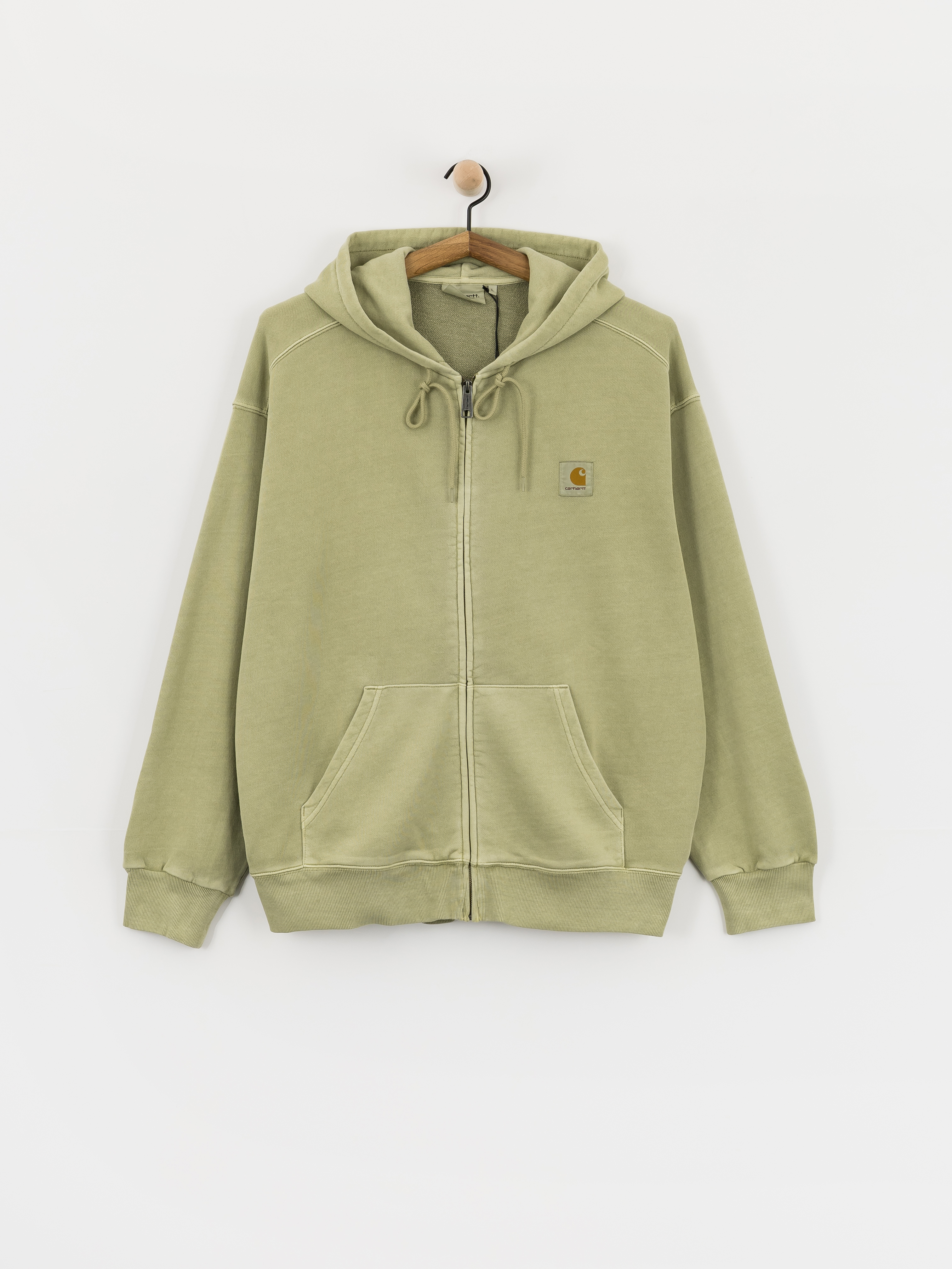 Hanorac cu glugă Carhartt WIP Nelson ZHD (gentle green)