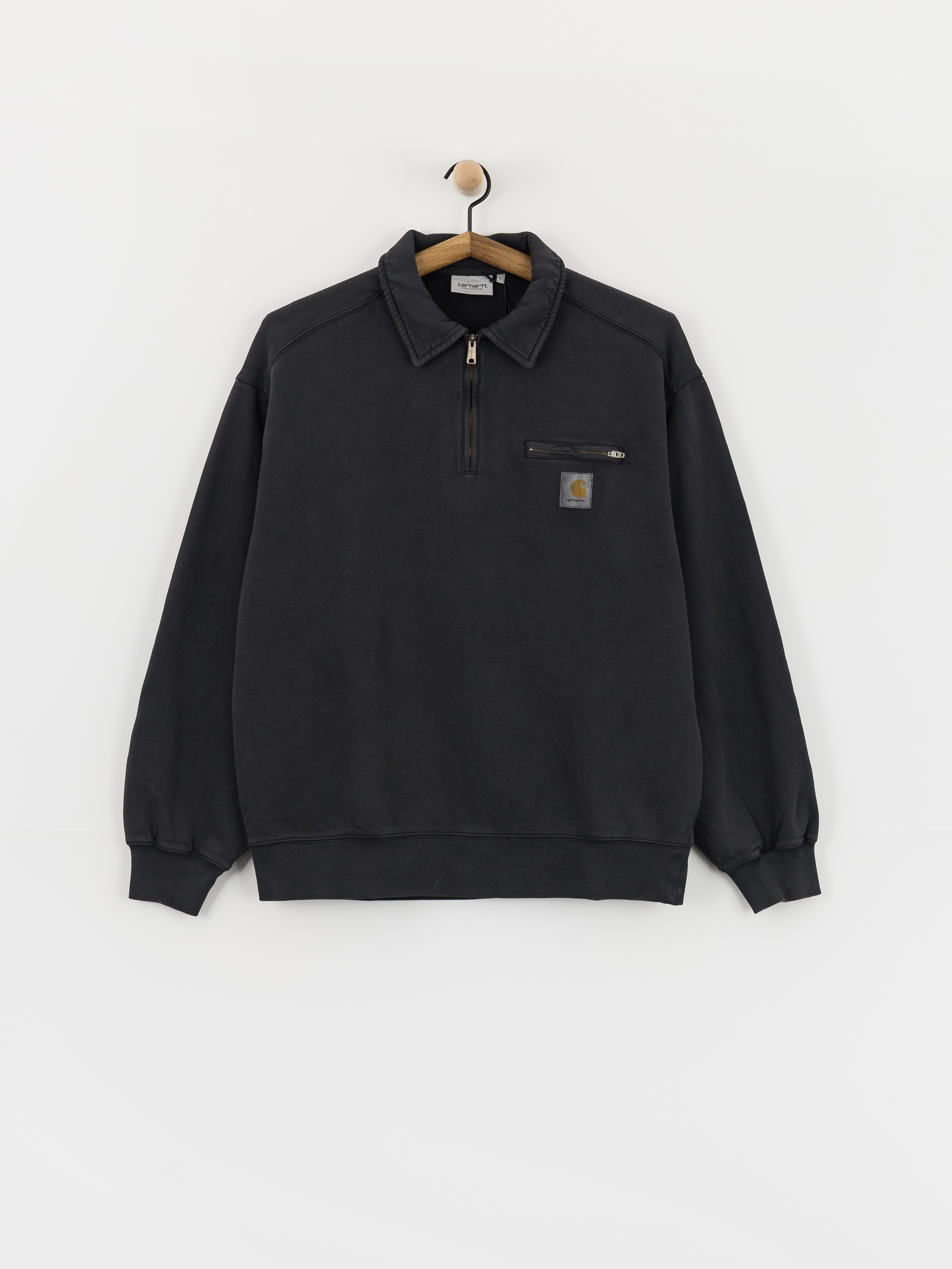 Hanorac Carhartt WIP Half Zip Detroit (black)