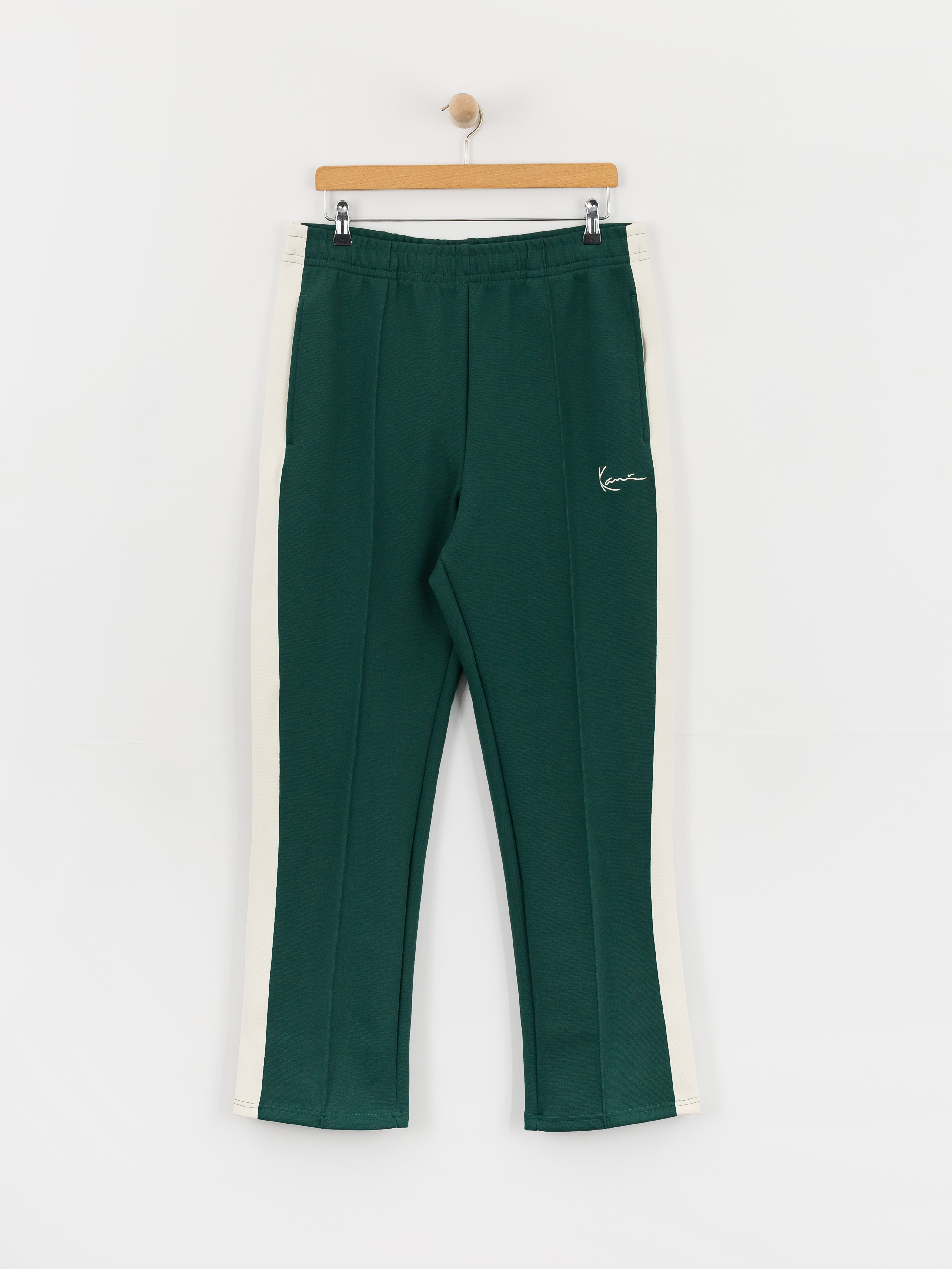 Pantaloni Karl Kani Signature Sidestripe Pique (green)