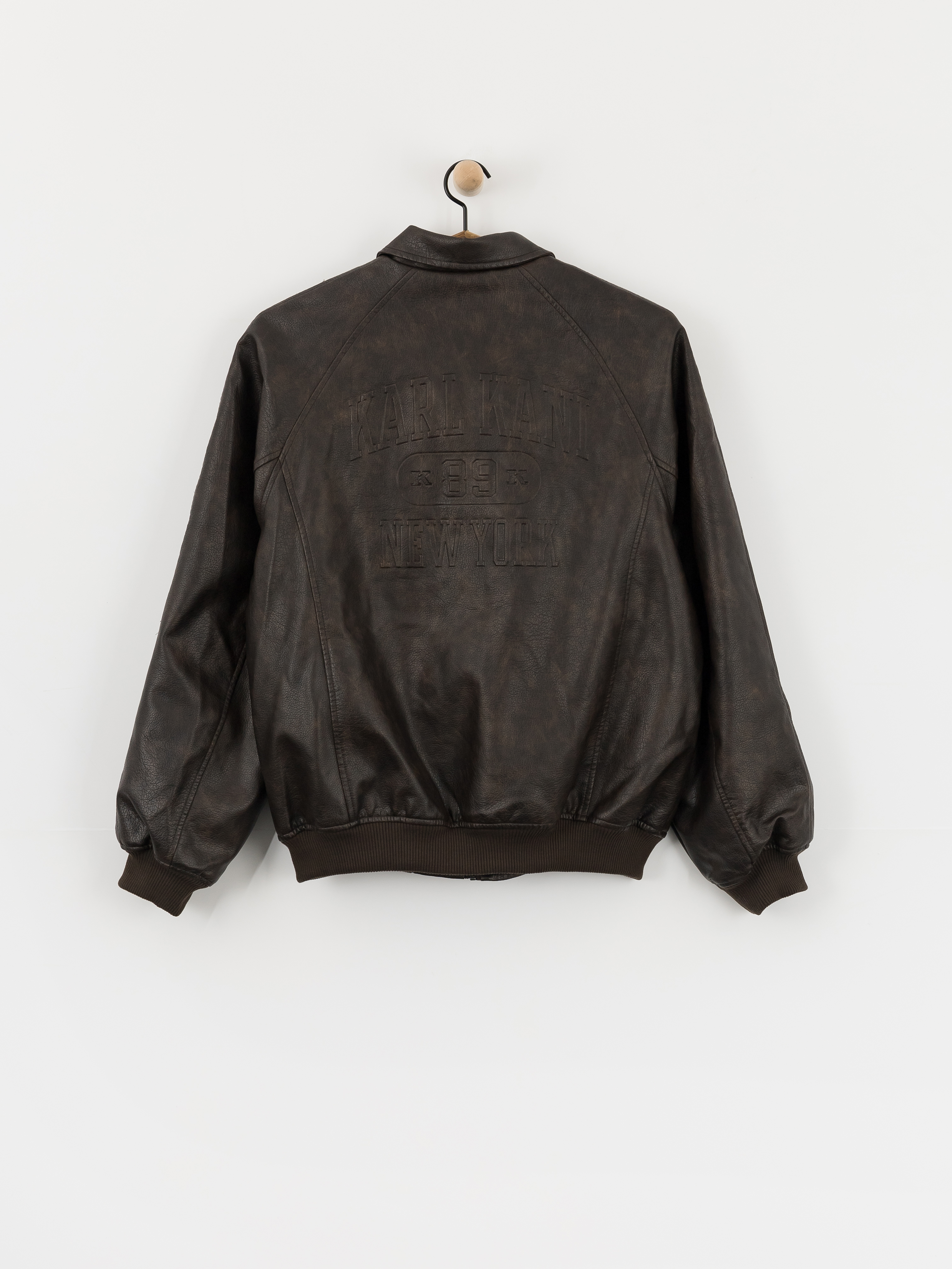 Geacă Karl Kani Signature Pu Leather Bomber (brown)
