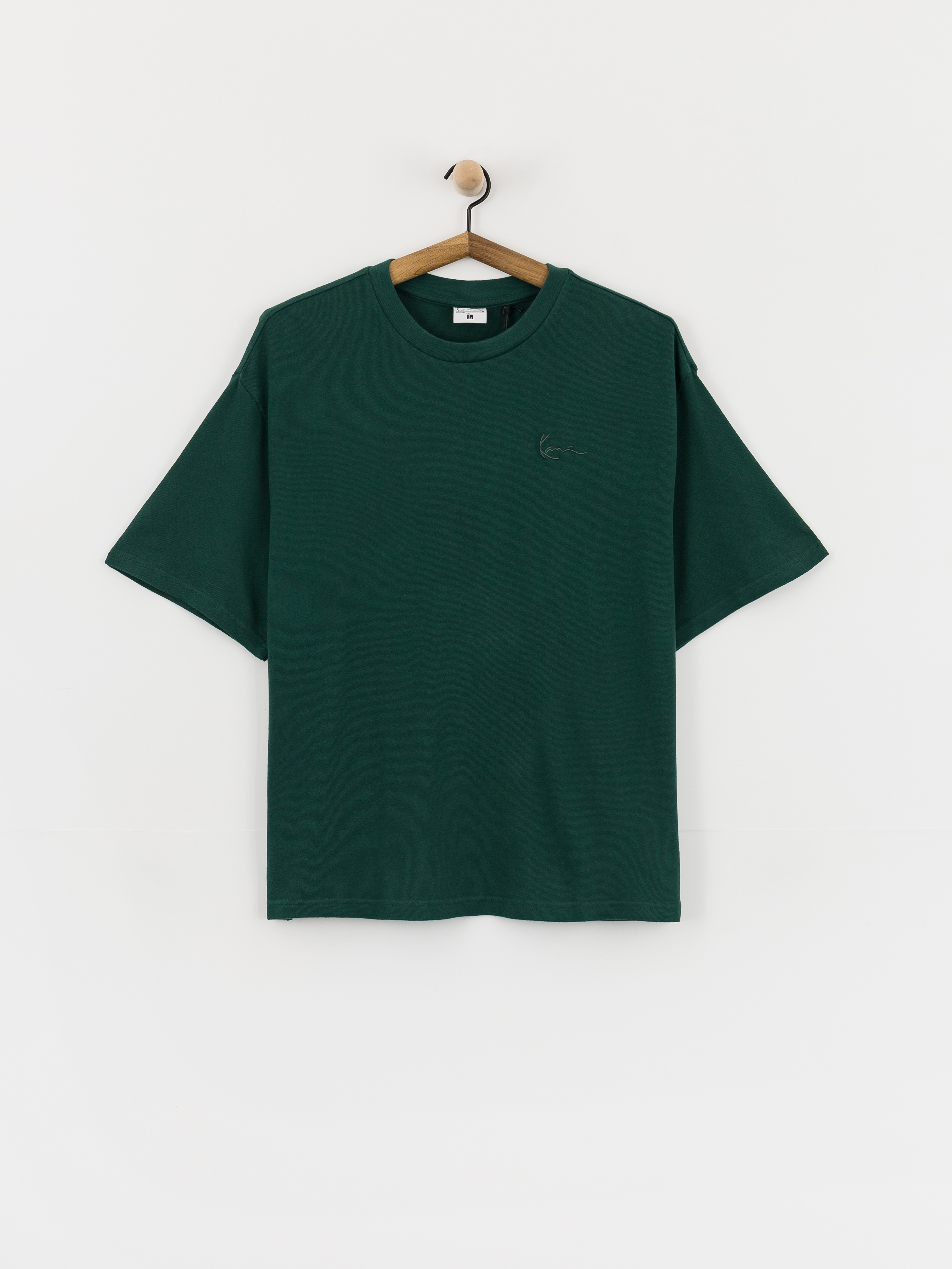 Tricou Karl Kani Signature Washed Oversized (green)