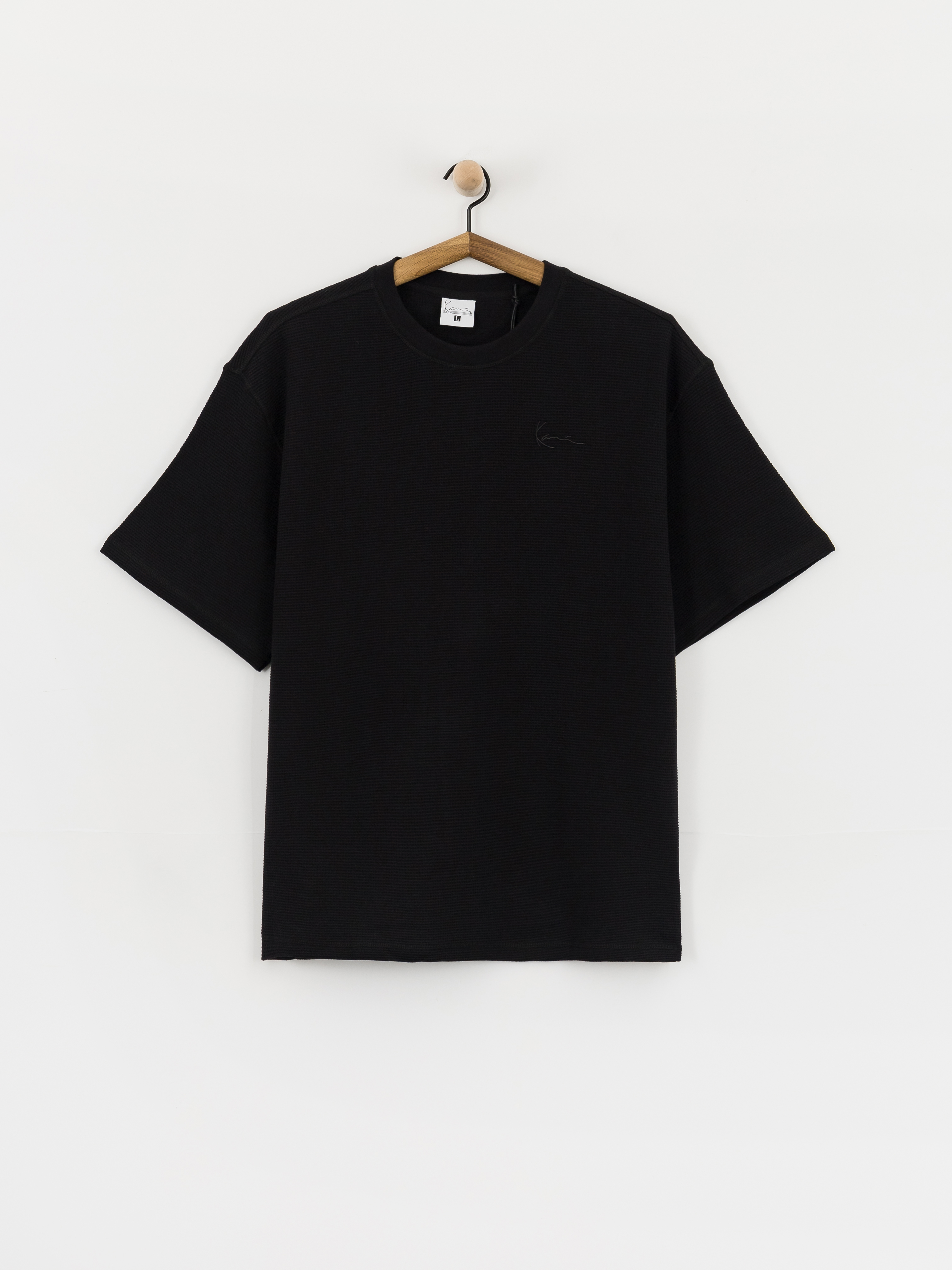 Tricou Karl Kani Signature Waffle (black)
