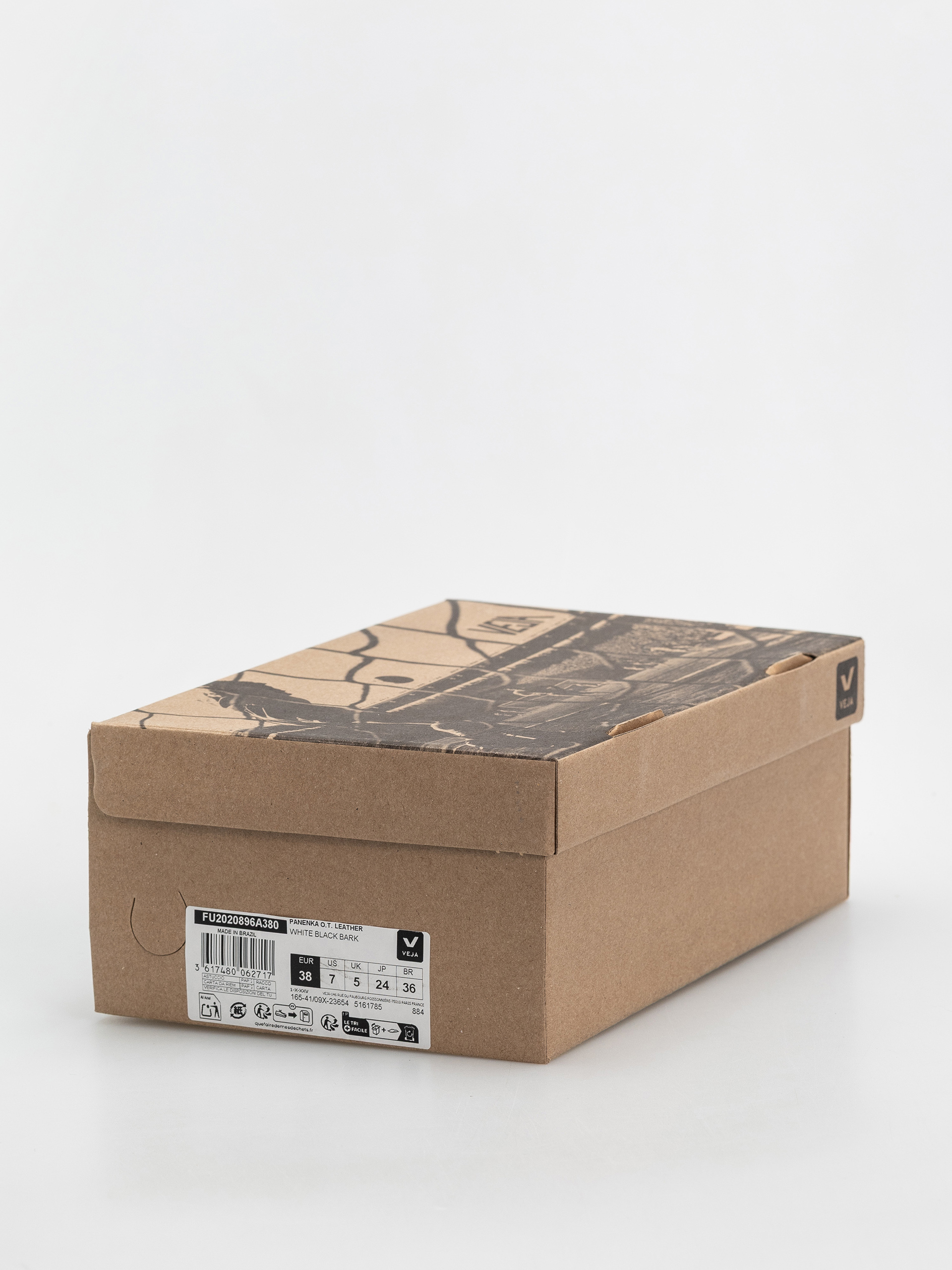 Pantofi Veja Panenka Wmn (white black bark)