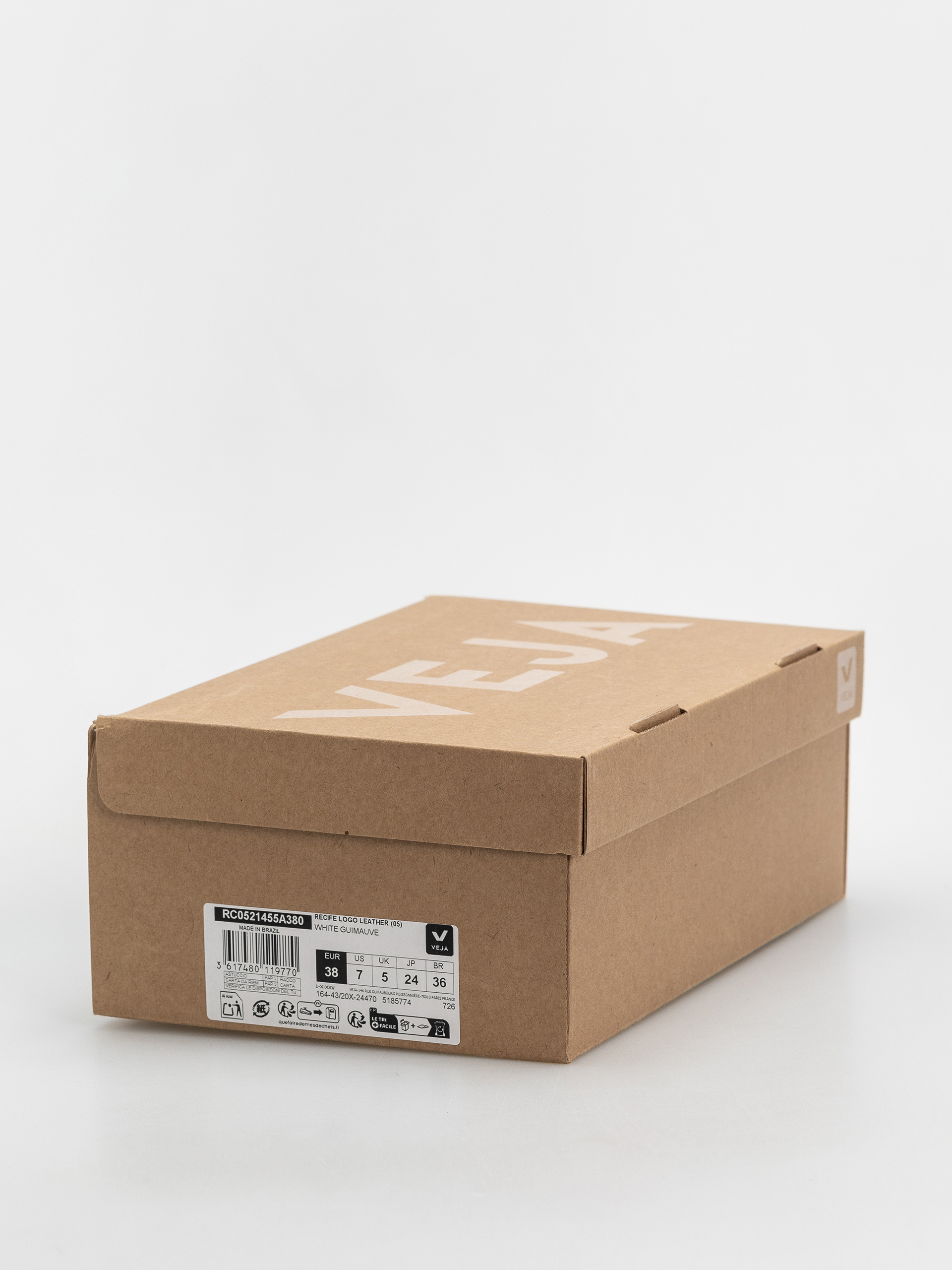 Pantofi Veja Recife Logo Wmn (white guimauve)