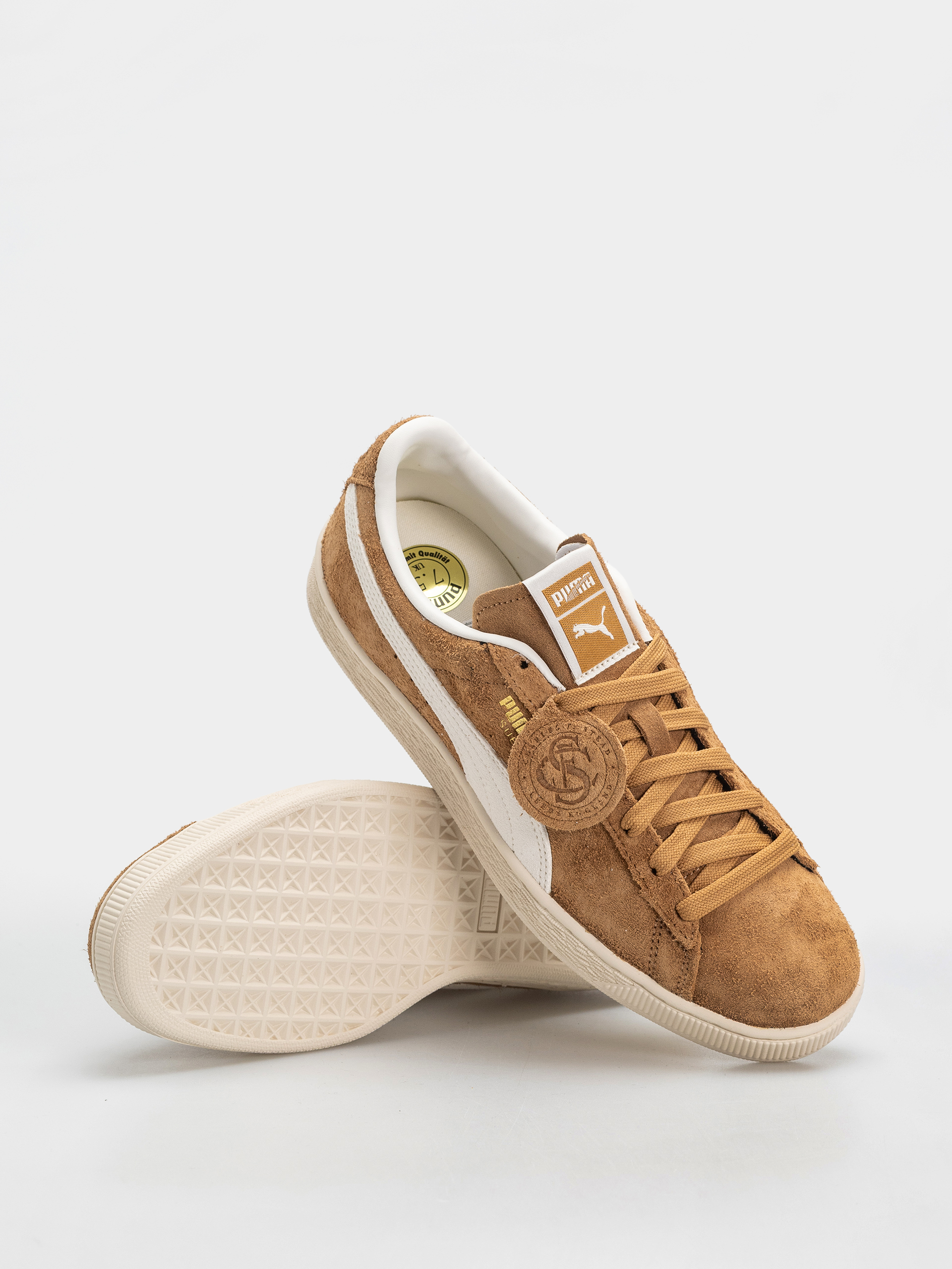 Pantofi Puma Suede Charles F.Stead V (honey butter/puma white)