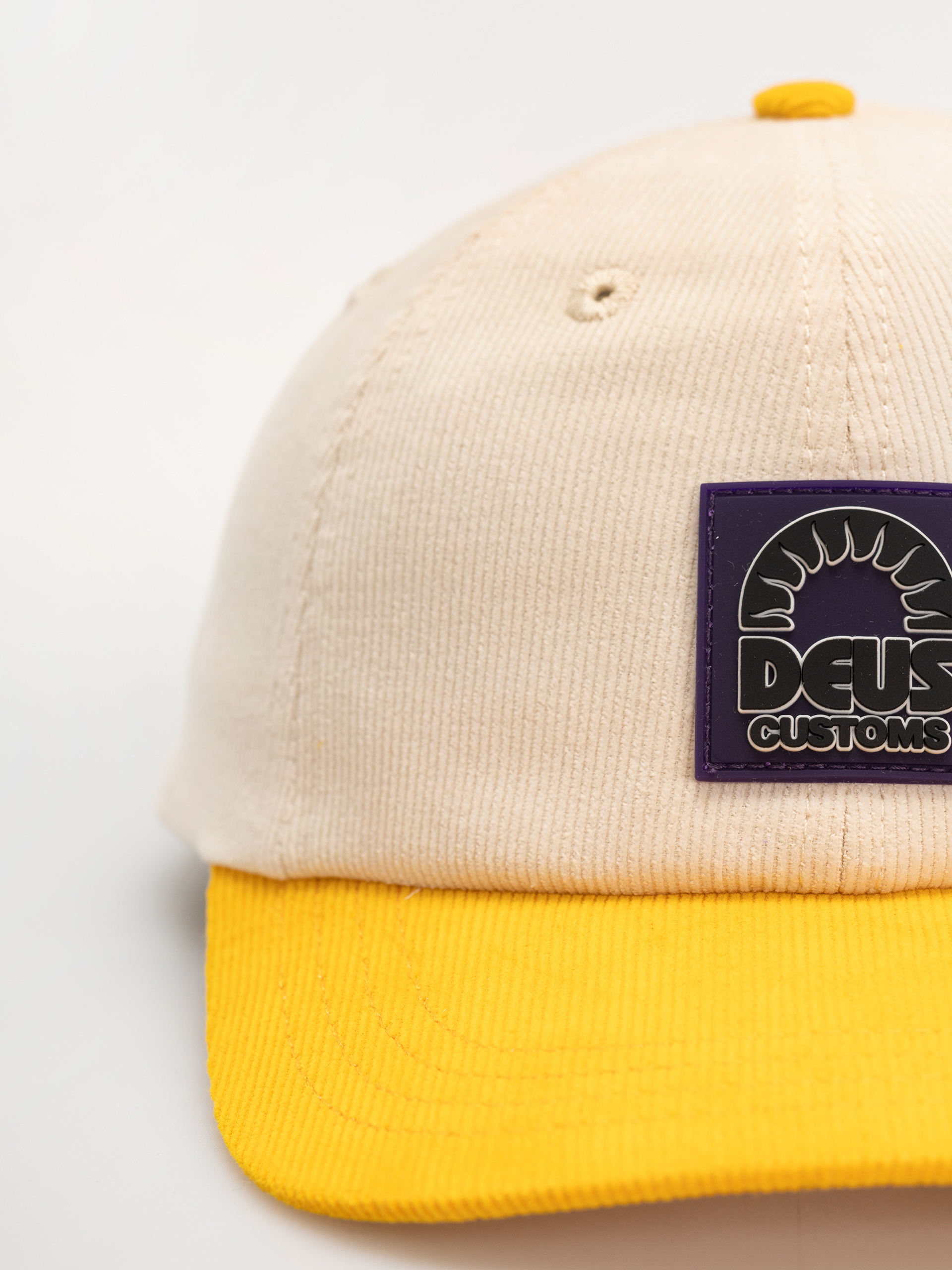 Șapcă Deus Ex Machina Melodies Cord (vintage white)