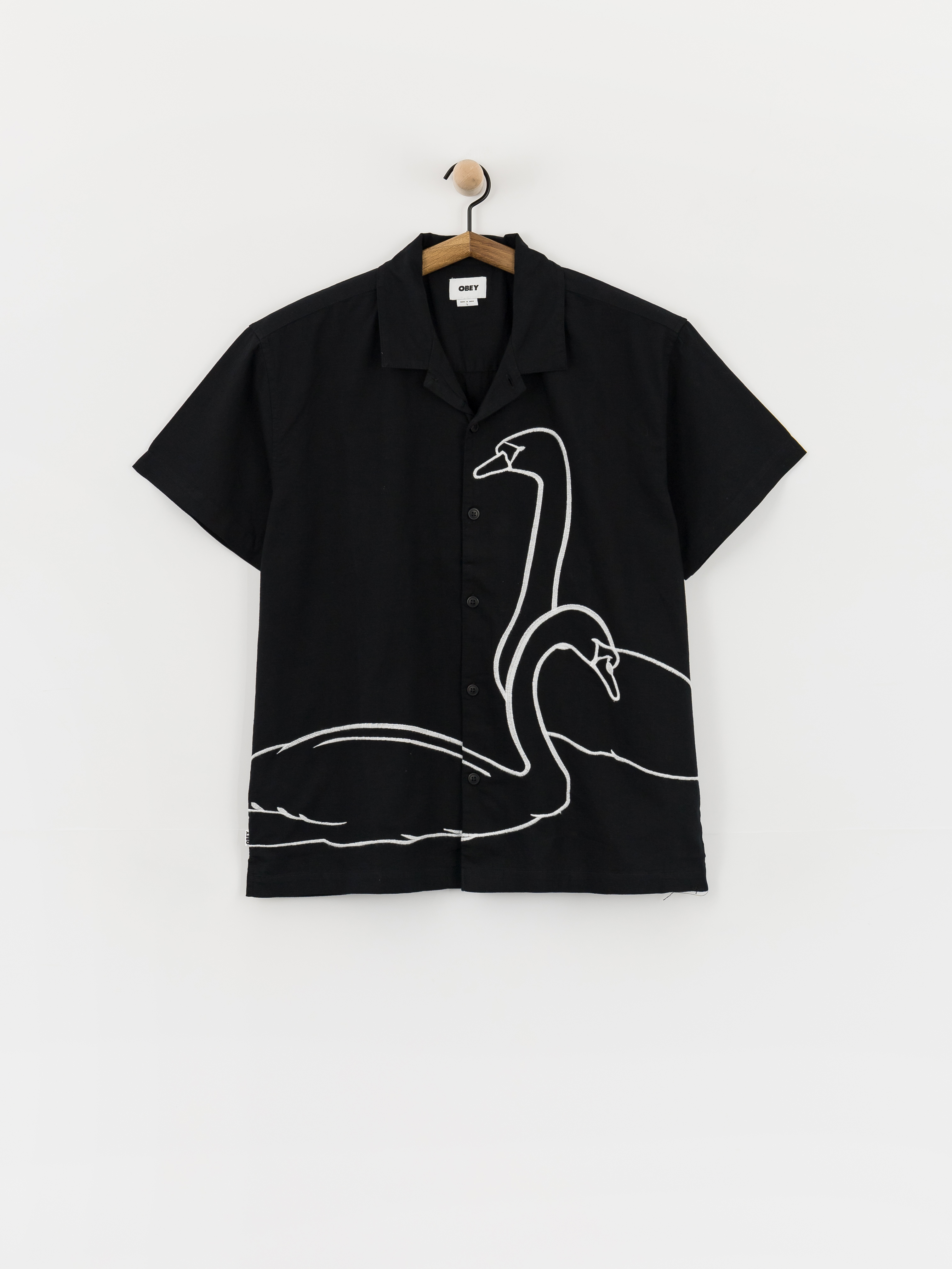 Cămașă OBEY Cliff (black)