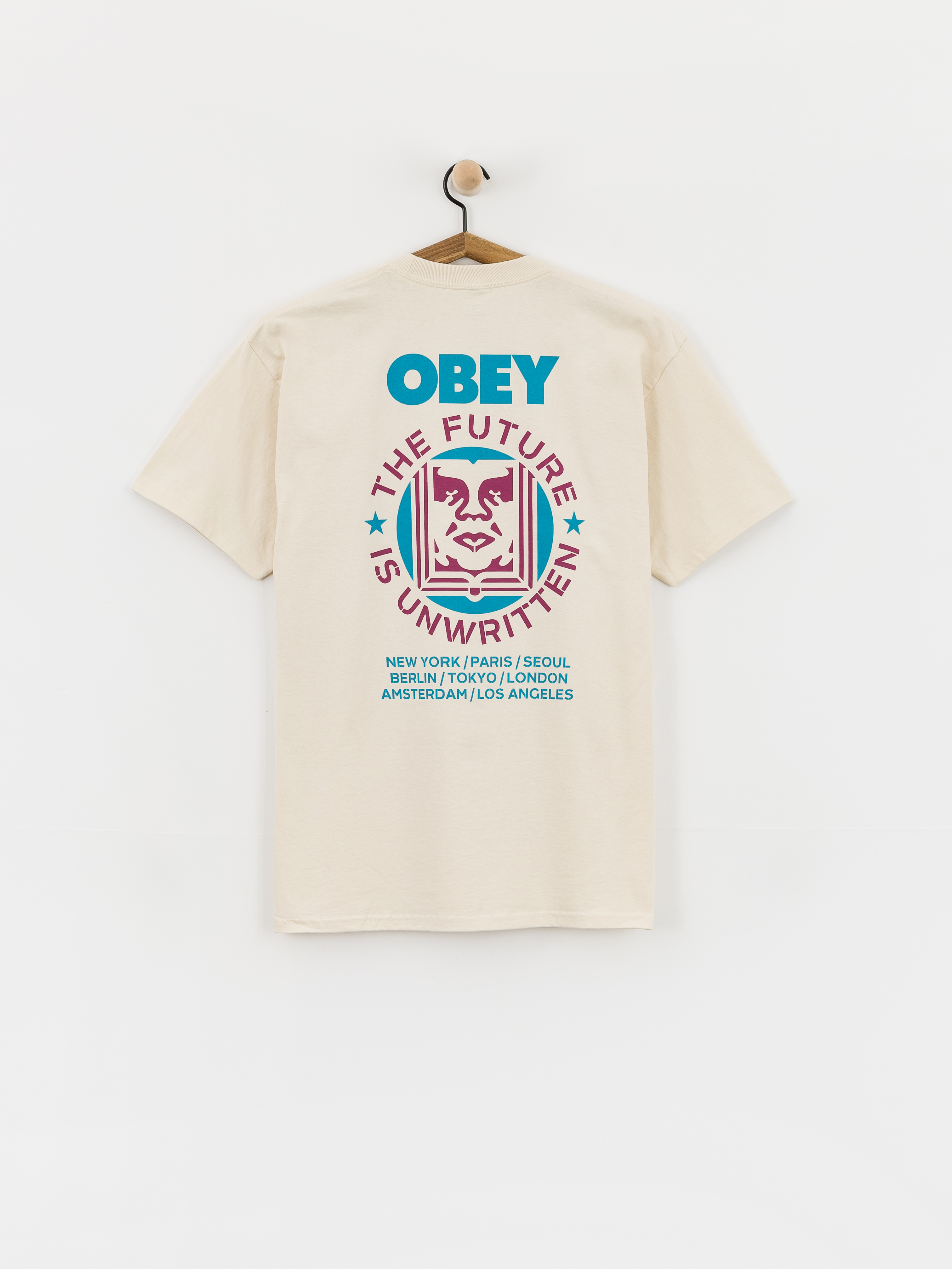 Tricou OBEY Future Unwritten (cream)