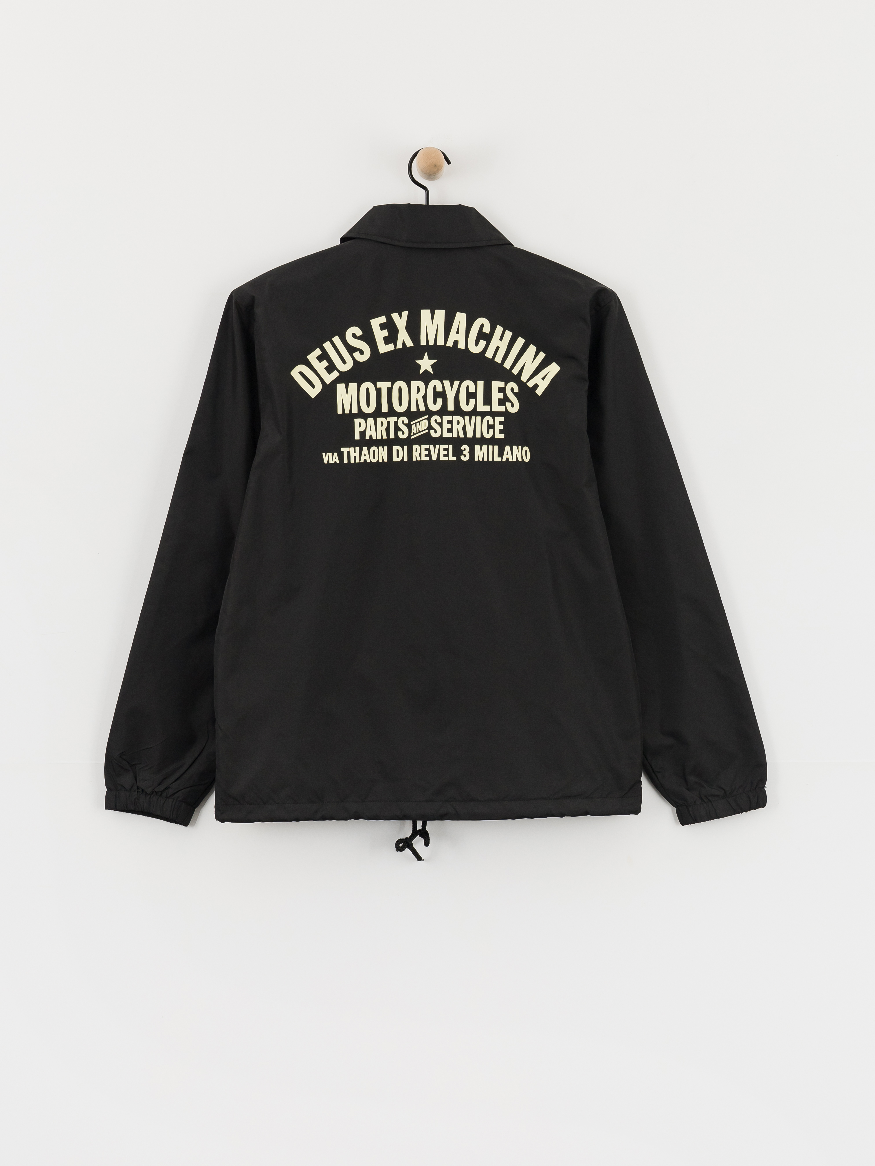 Geacă Deus Ex Machina Milano Coach (black)