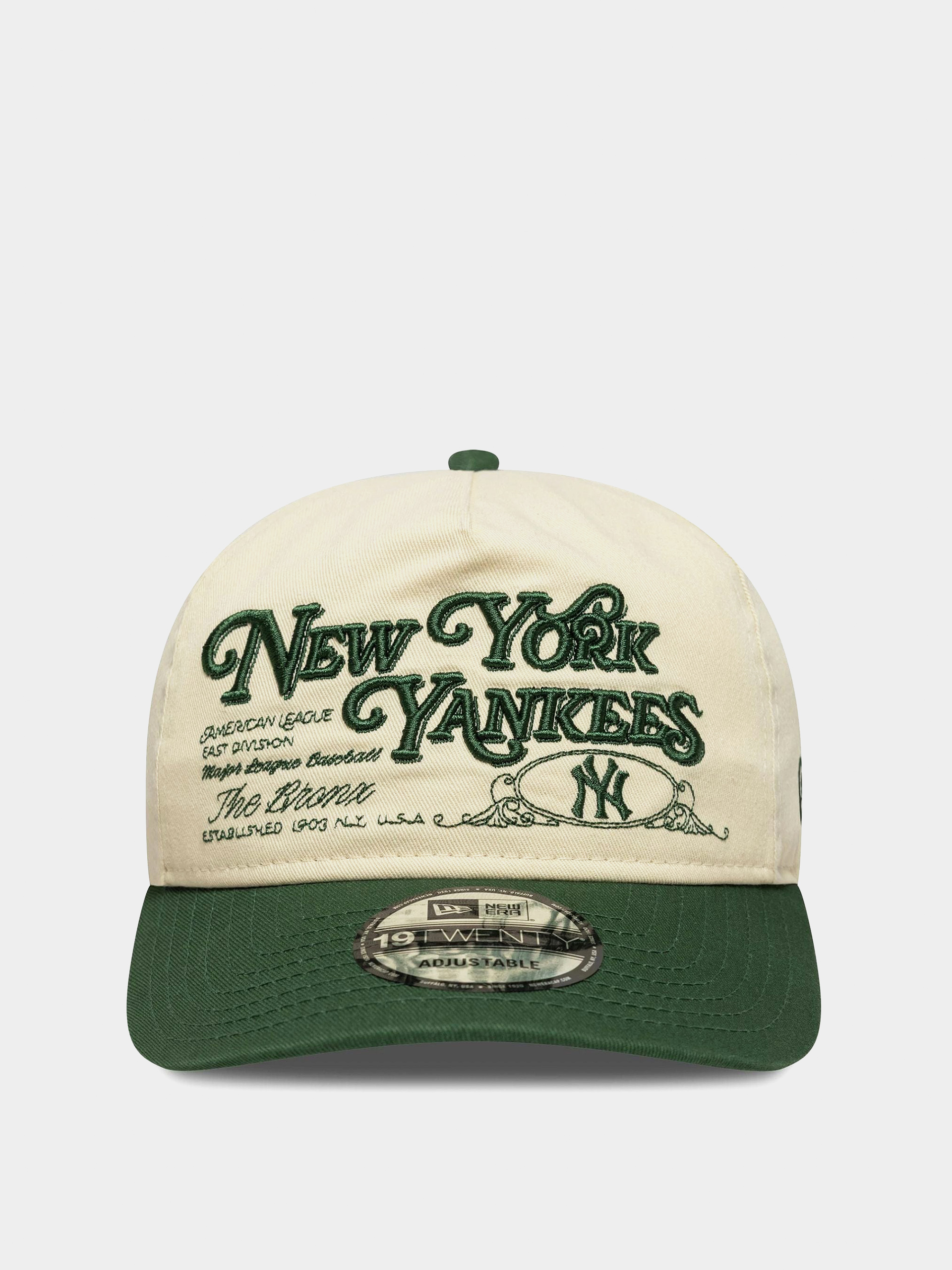 Șapcă New Era Washed Graphic 19Twenty New York Yankees (light cream/cigar)