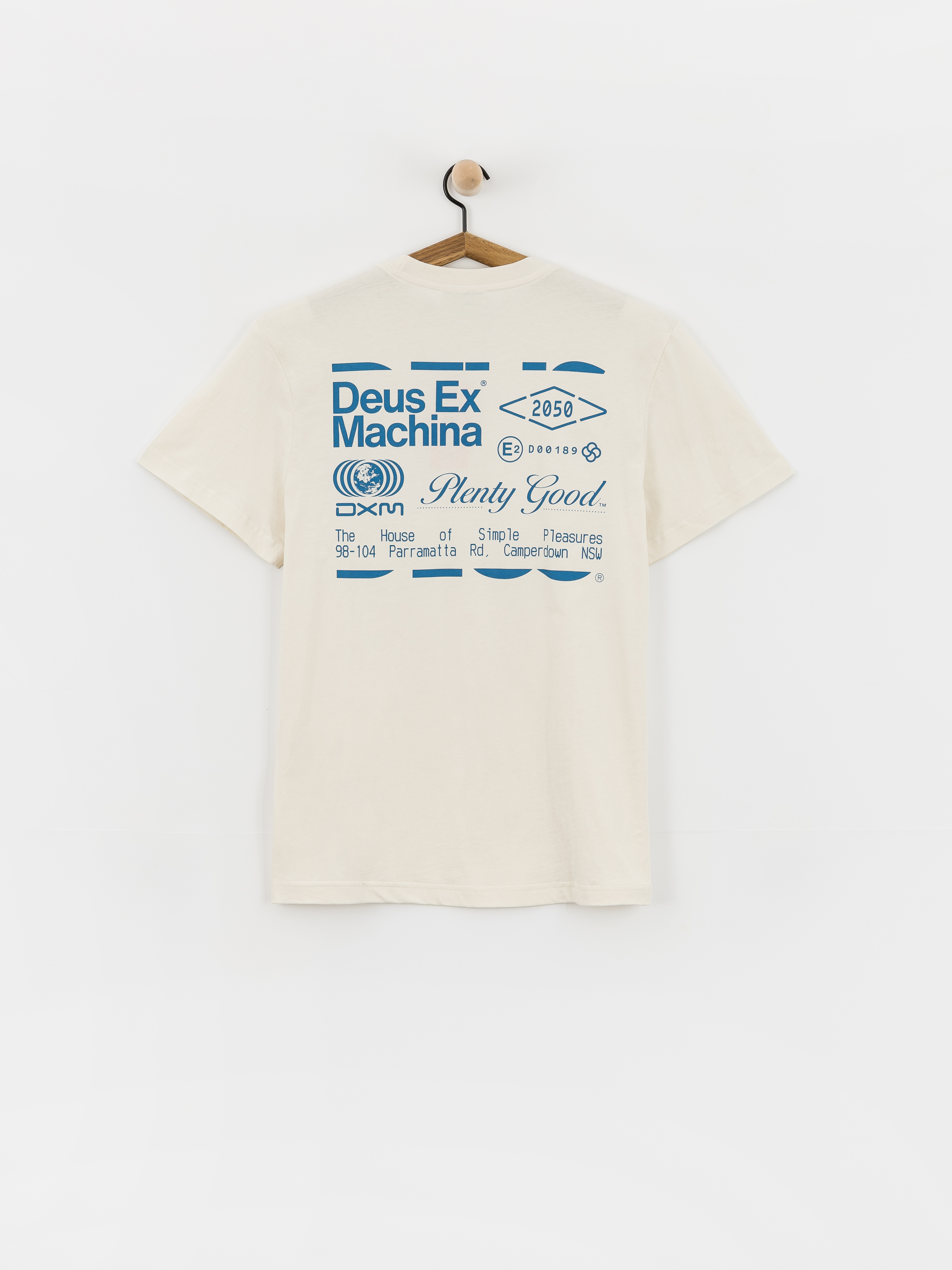Tricou Deus Ex Machina Plenty Good (vintage white)