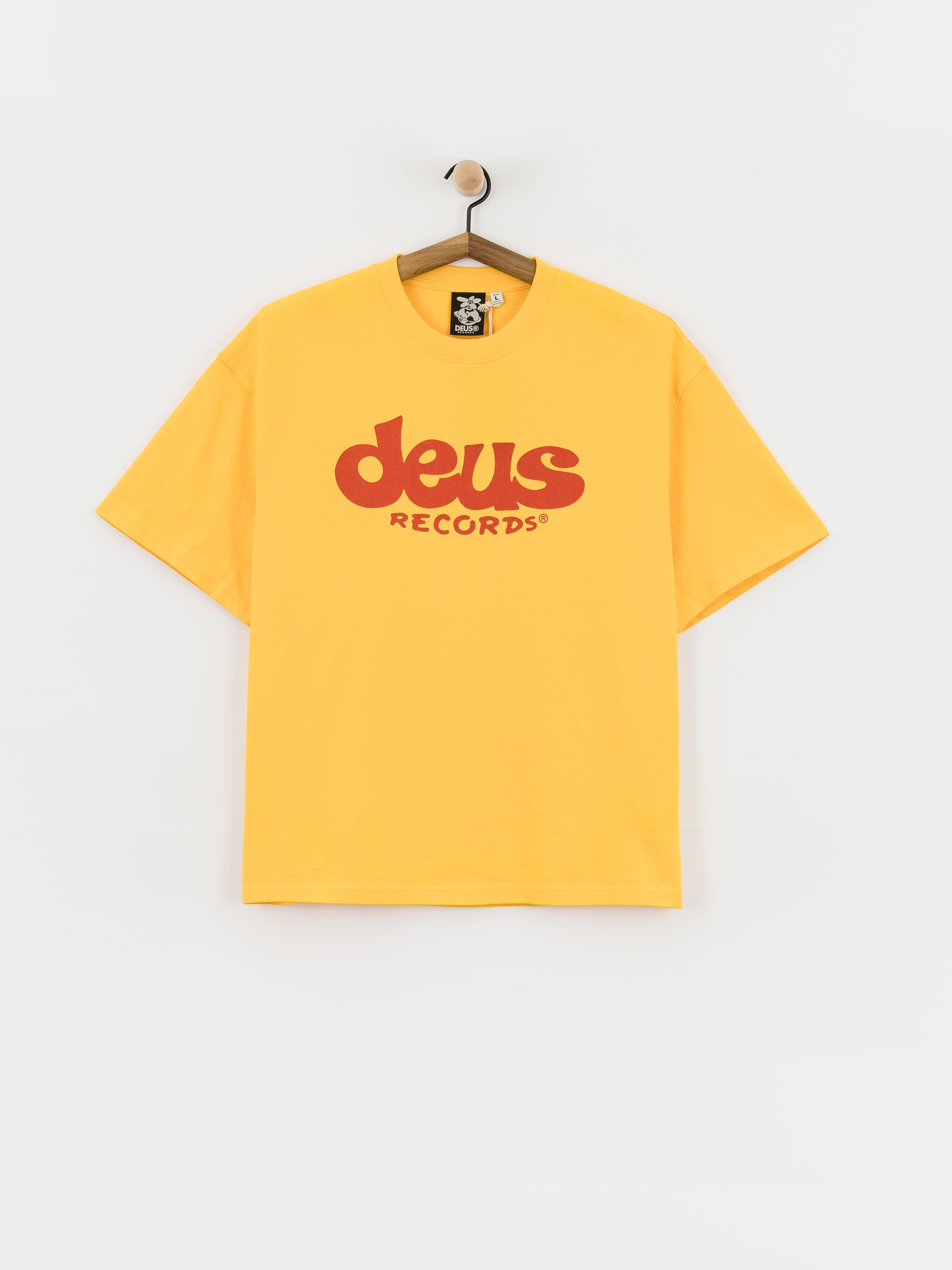 Tricou Deus Ex Machina Smile (citrus yellow)