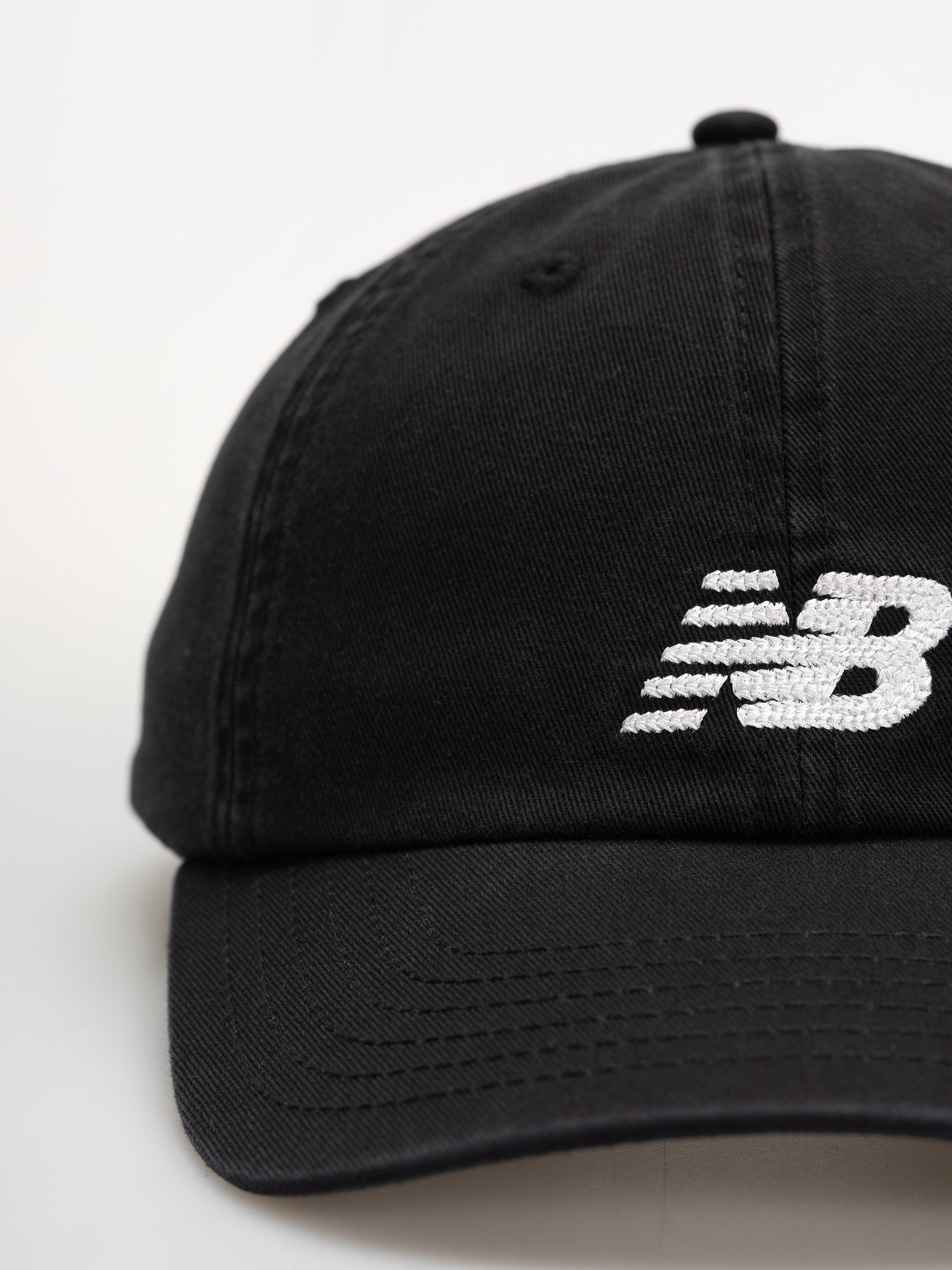 Șapcă New Balance 6 Panel Chain Stitch Logo (black)