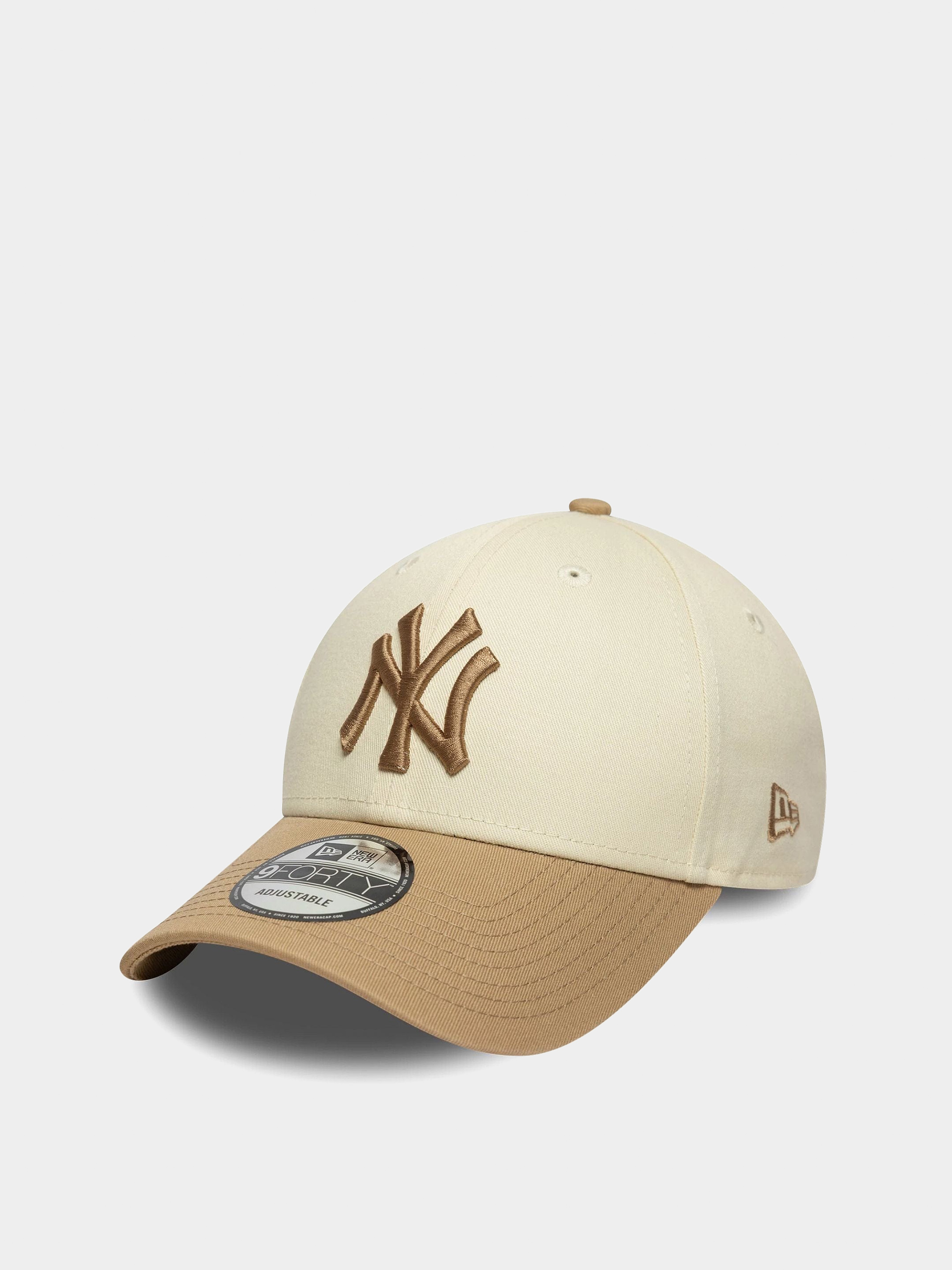 u0218apcu0103 New Era Colour Block 9Forty New York Yankees (light cream/camel)
