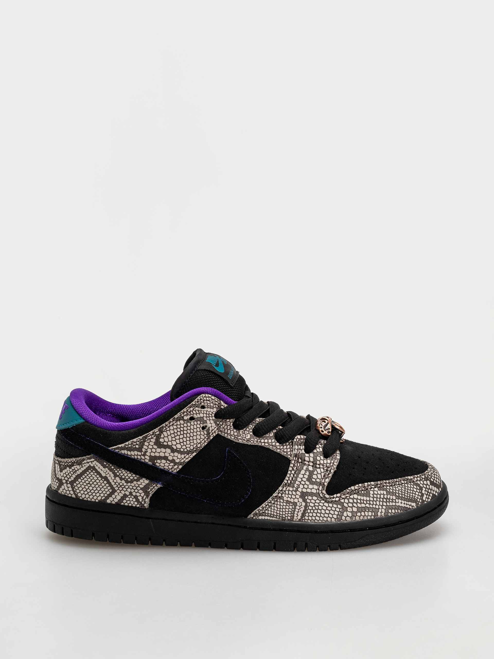 Pantofi Nike SB Dunk Low Pro (string/black bright spruce fierce purple)
