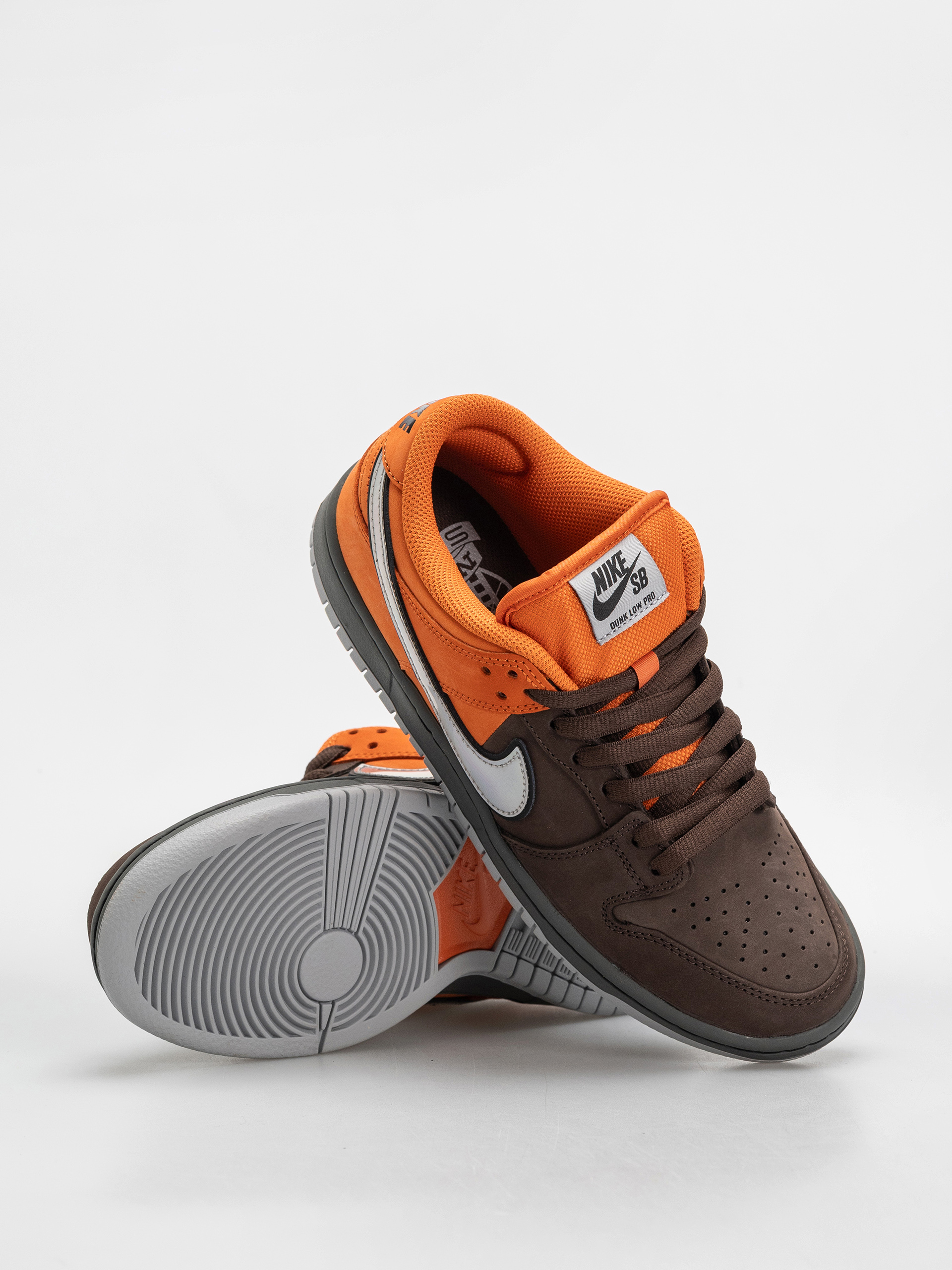 Pantofi Nike SB Dunk Low Pro (safety orange/wolf grey baroque brown)