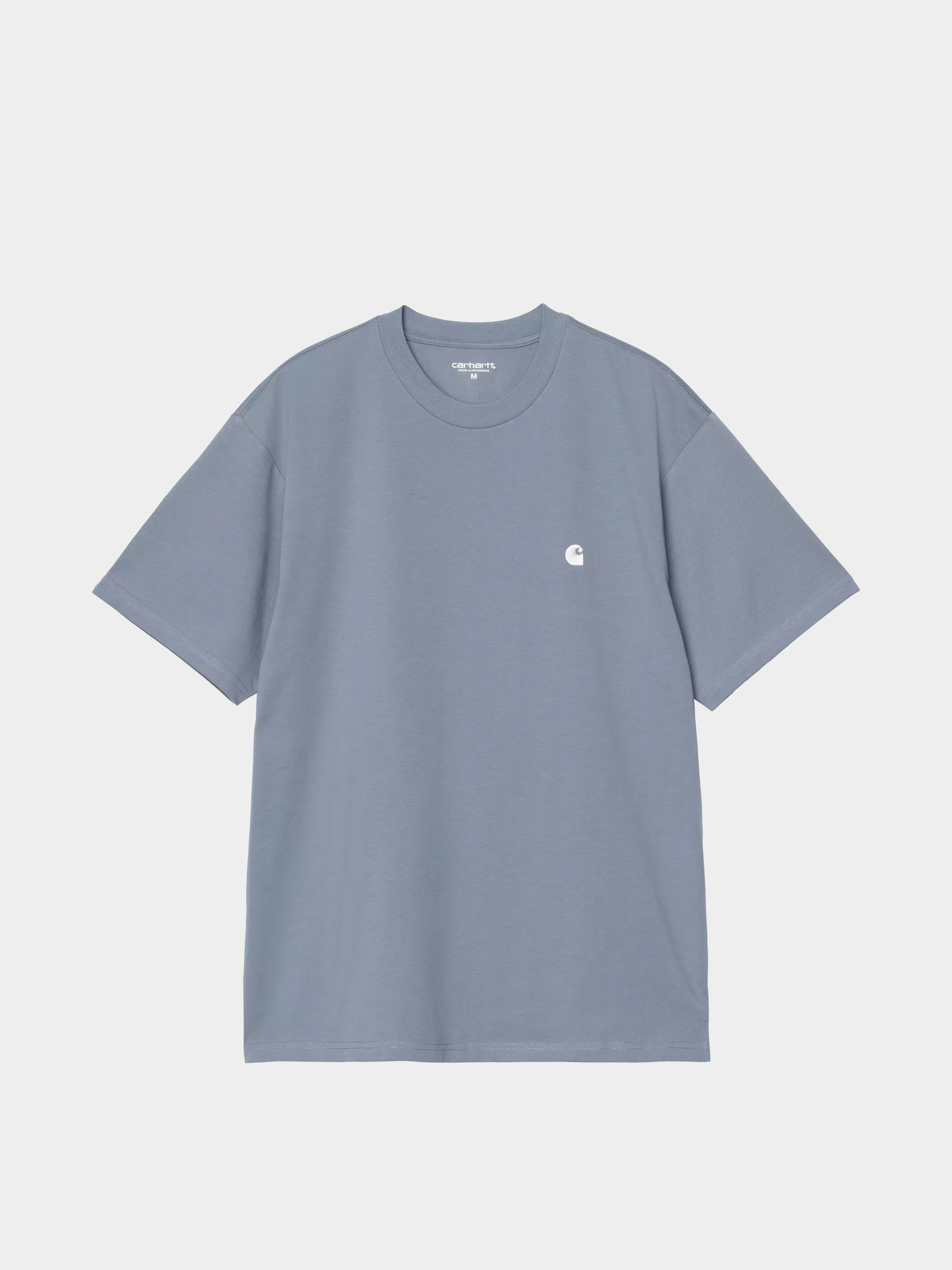 Tricou Carhartt WIP Madison (velvet blue/white)