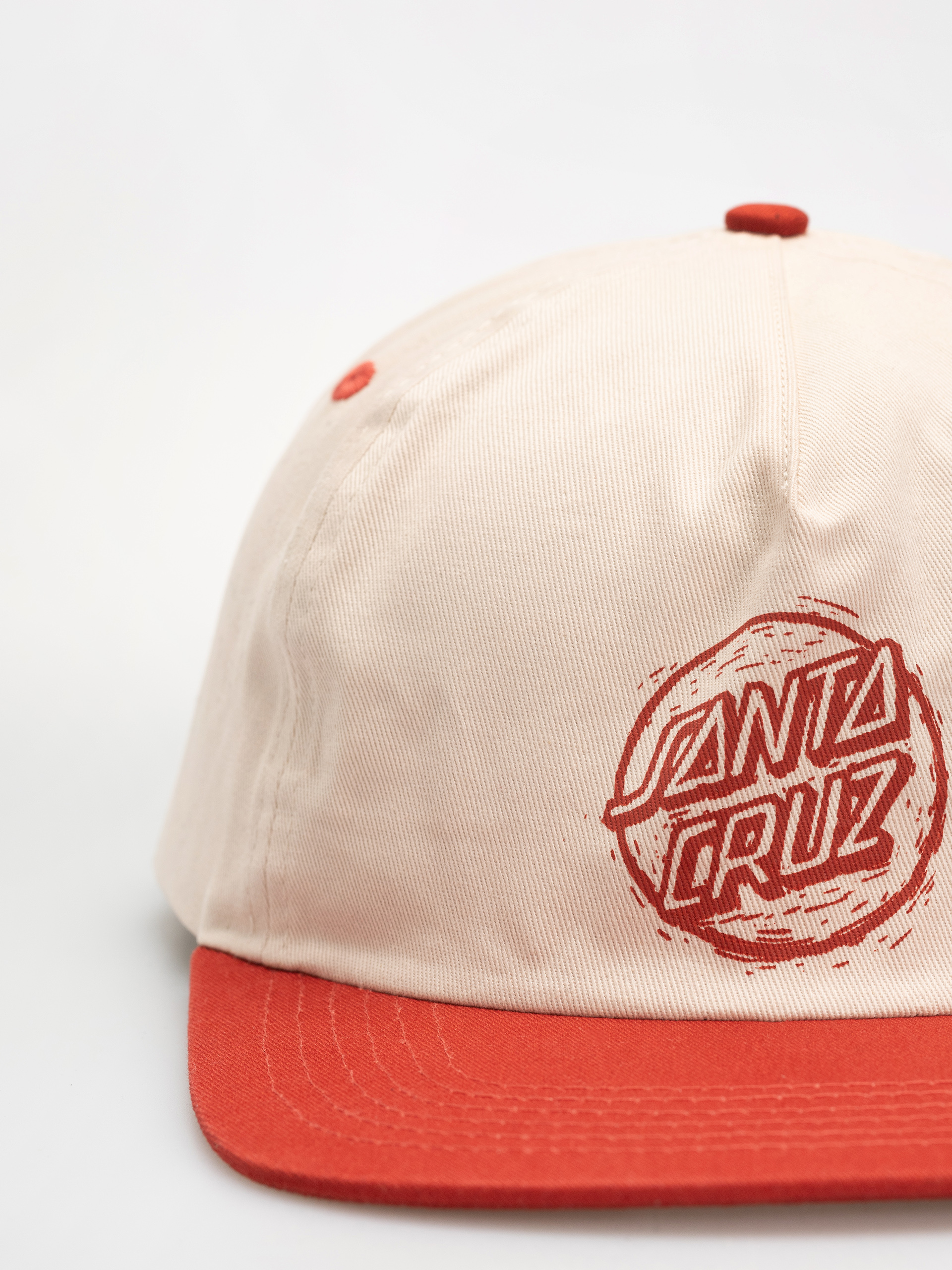 Șapcă Santa Cruz Stamped Opus Snapback (off white/ketchup)