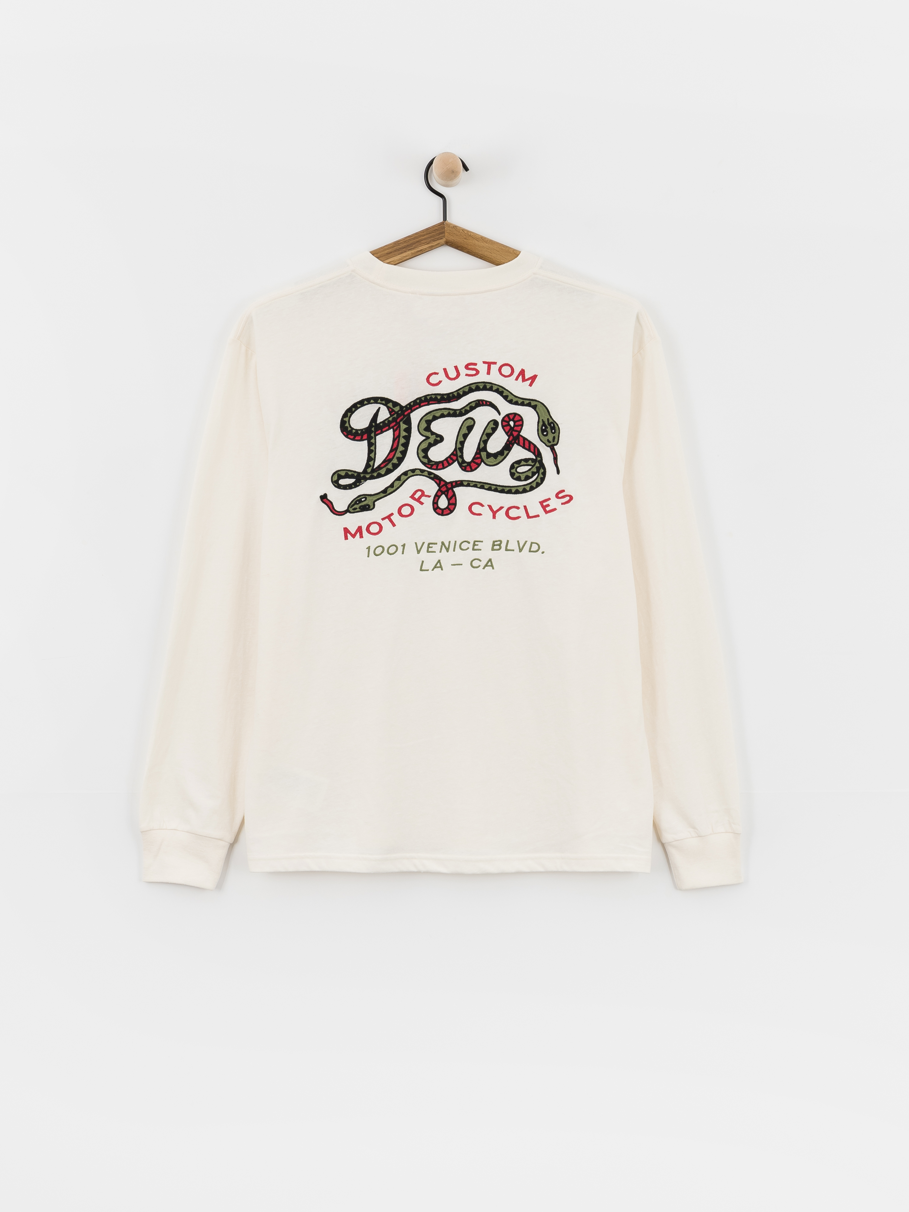 Longsleeve Deus Ex Machina Danger Noodle (dirty white)