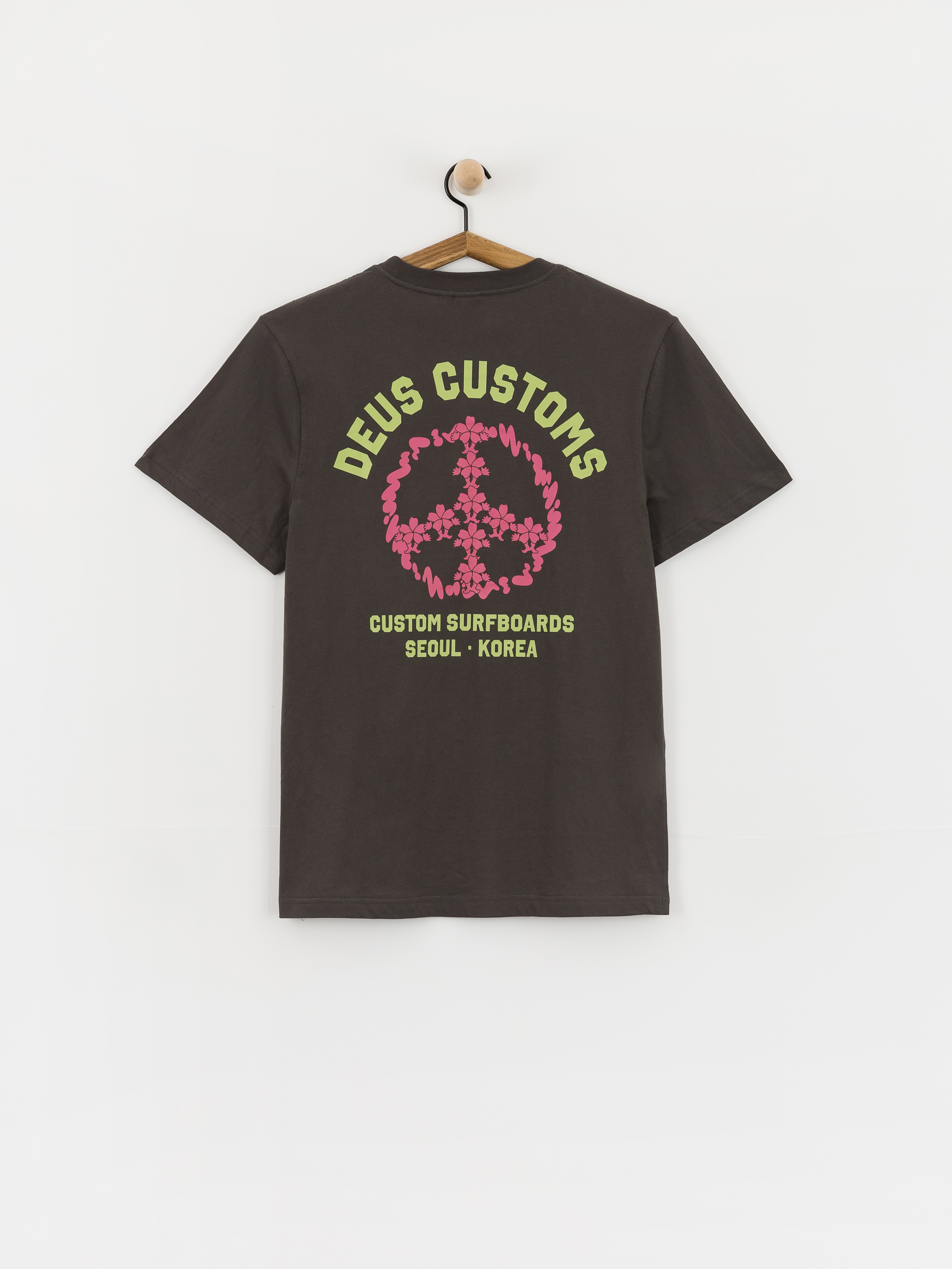 Tricou Deus Ex Machina Fancy Pansy (anthracite)