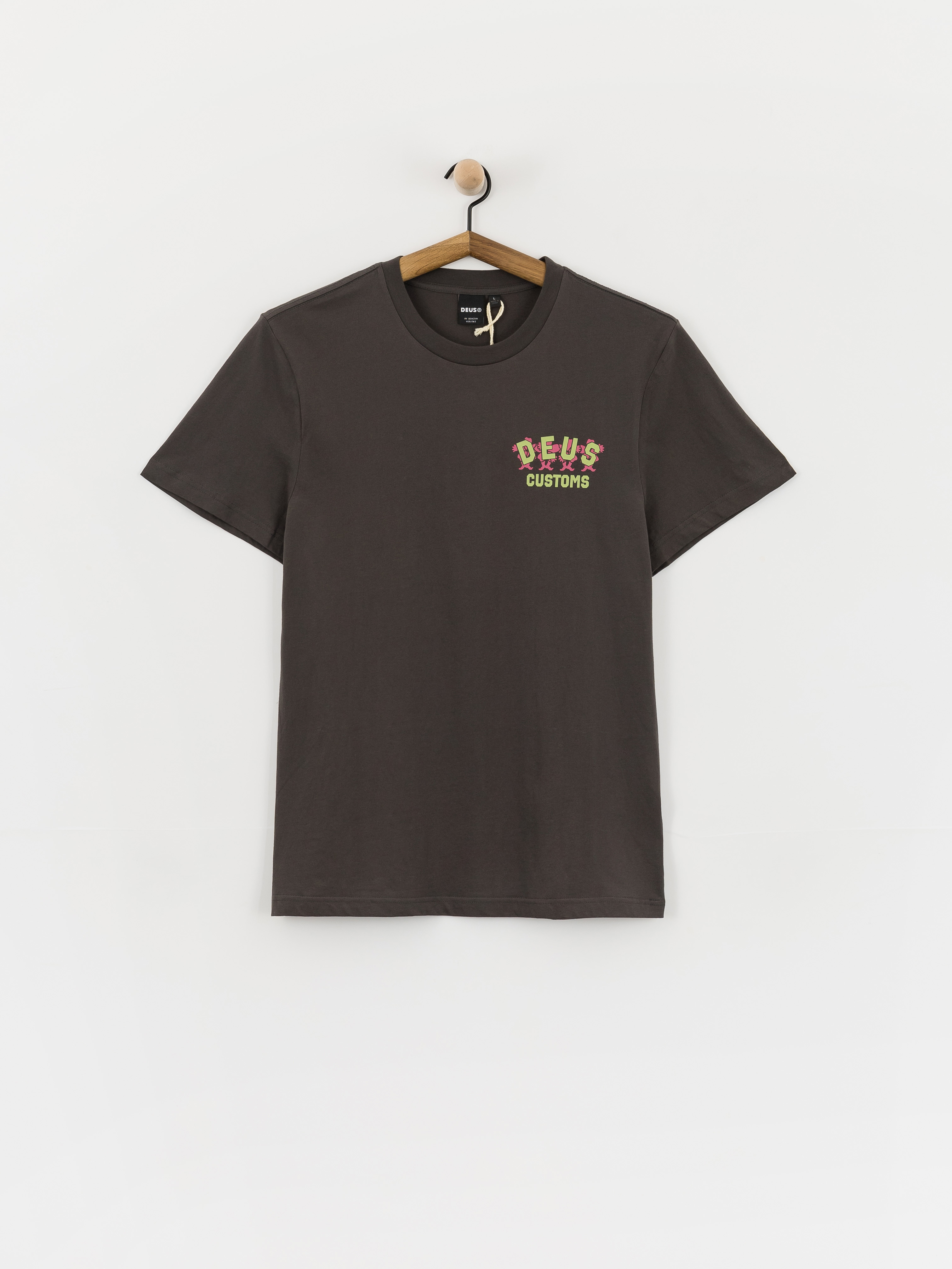 Tricou Deus Ex Machina Fancy Pansy (anthracite)