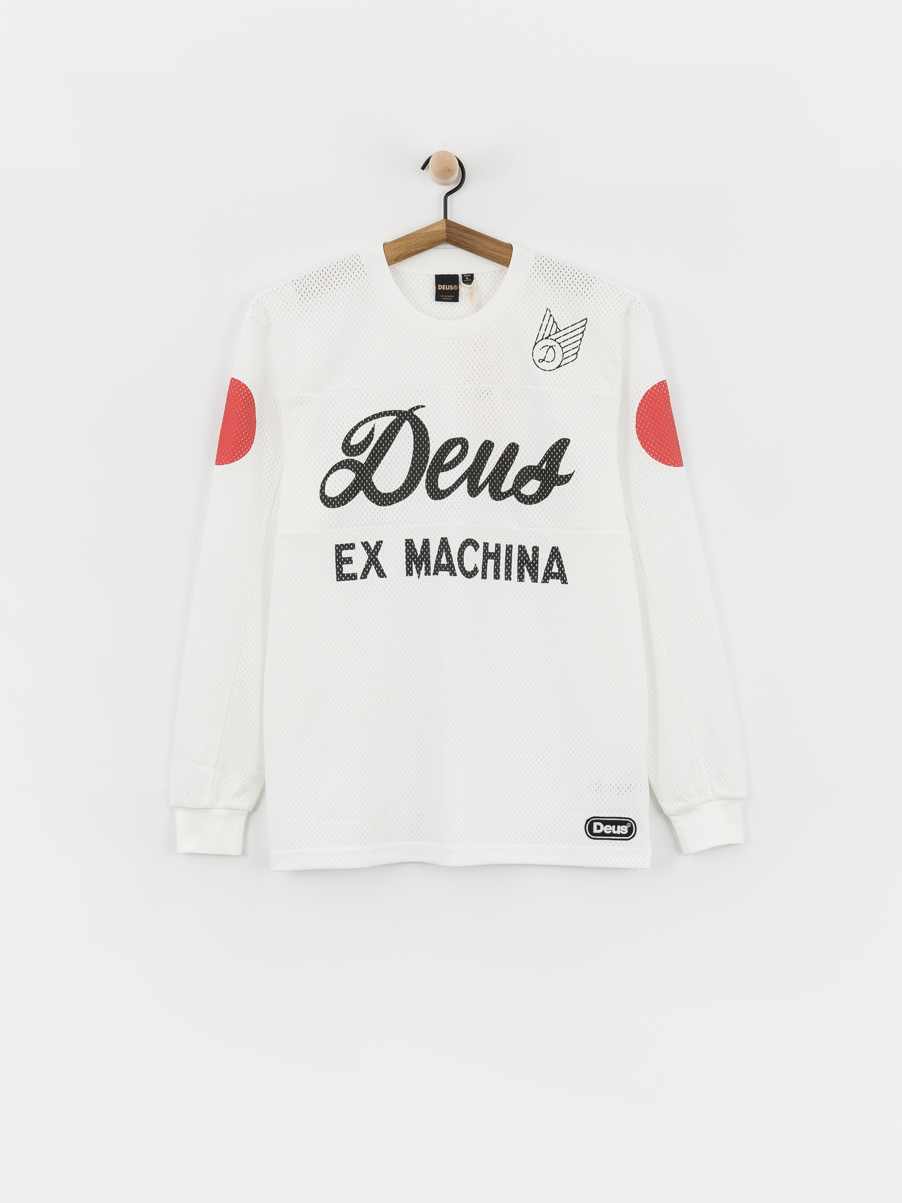 Tricou Deus Ex Machina Saber Moto Jersey (vintage white)