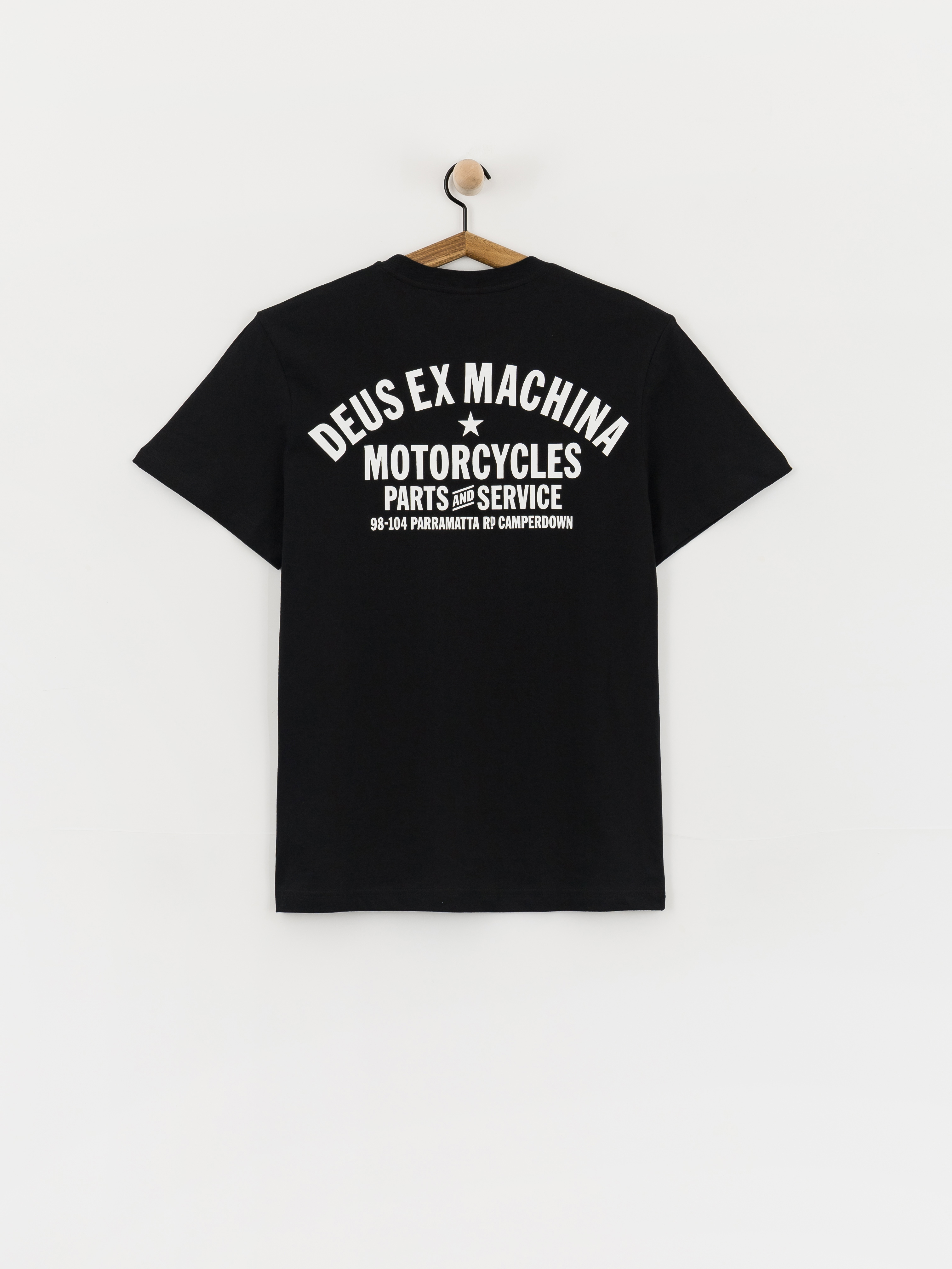 Tricou Deus Ex Machina Camperdown Address (black)