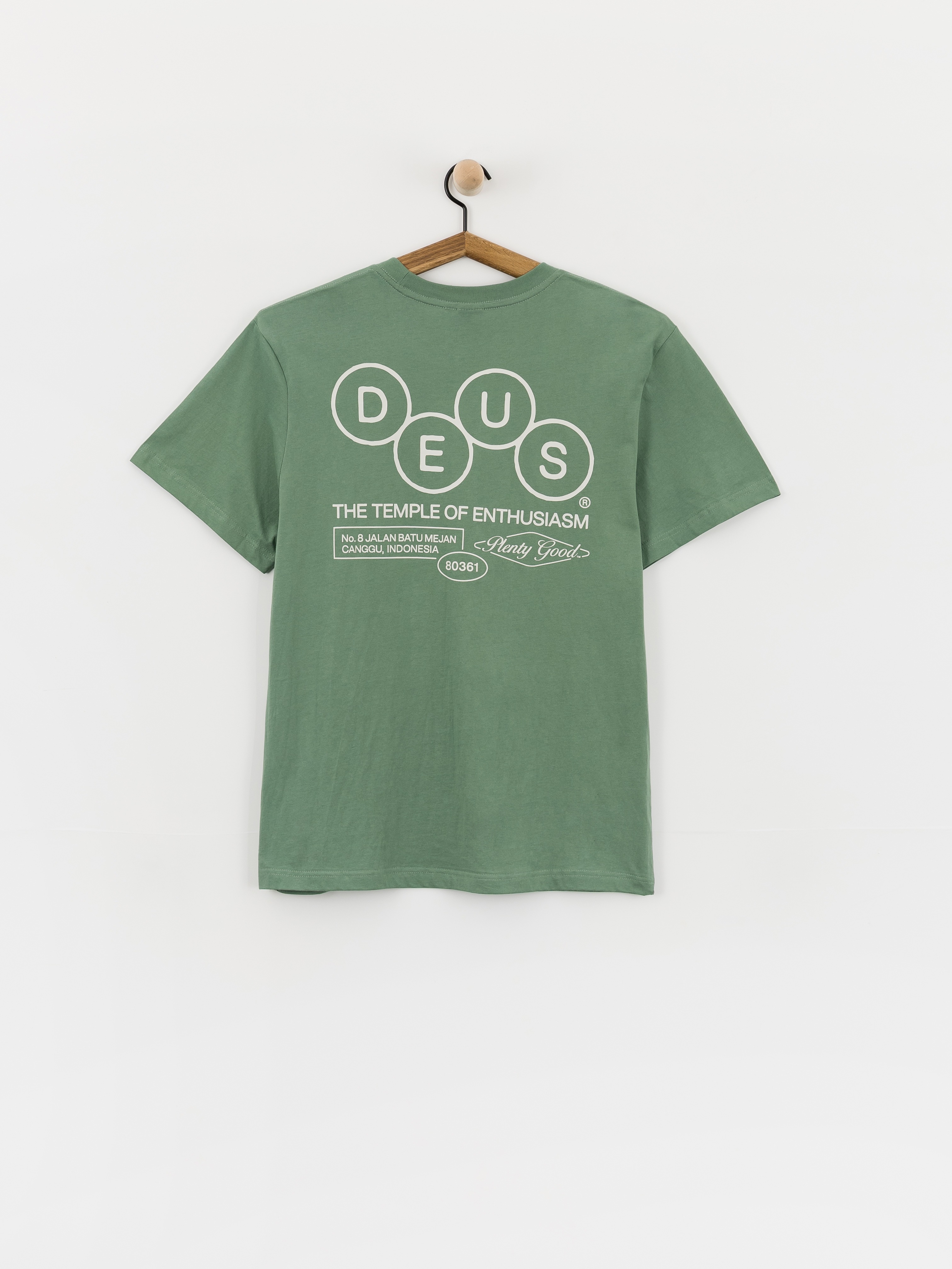 Tricou Deus Ex Machina Mechanism (loden frost green)