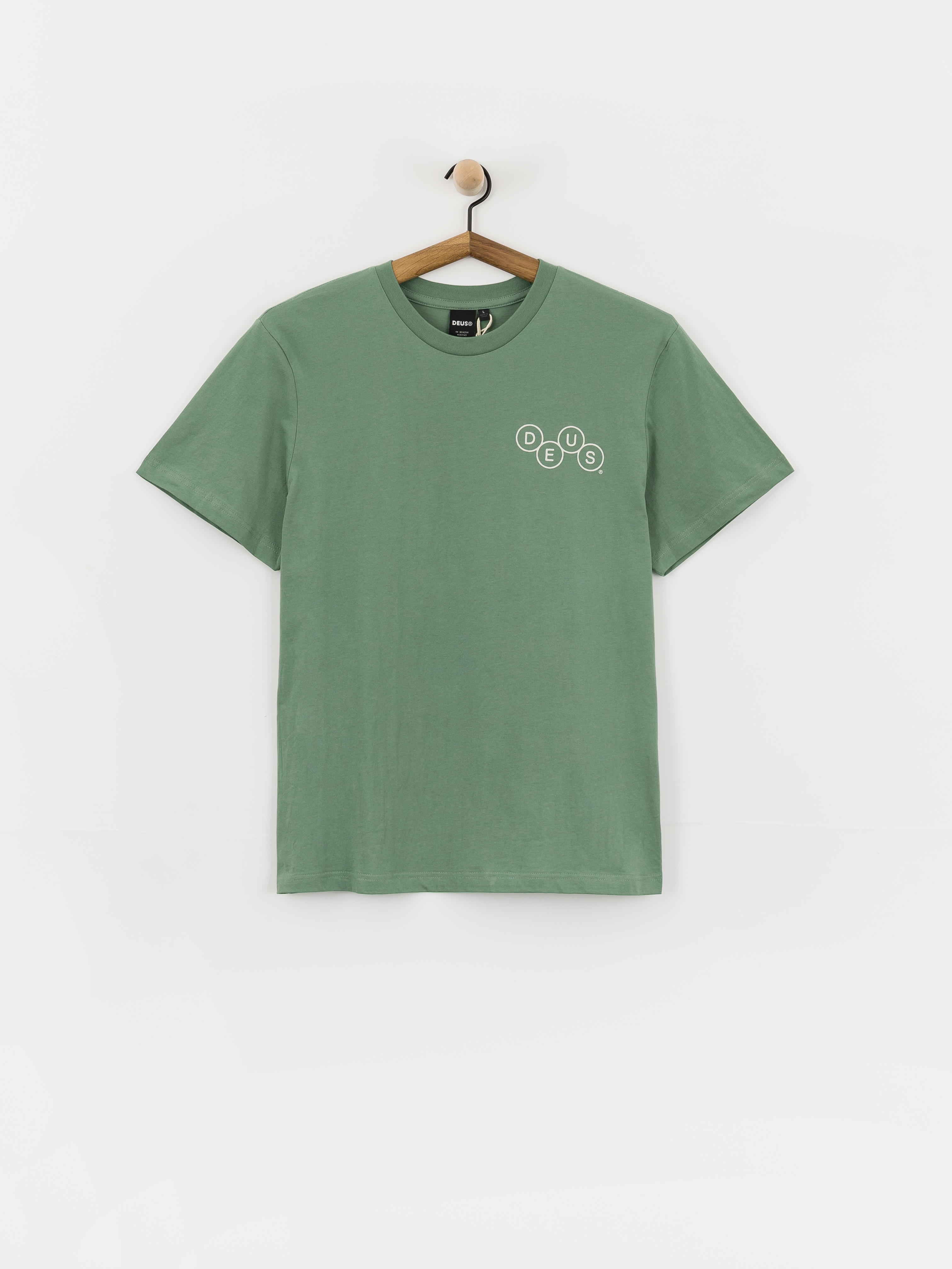 Tricou Deus Ex Machina Mechanism (loden frost green)