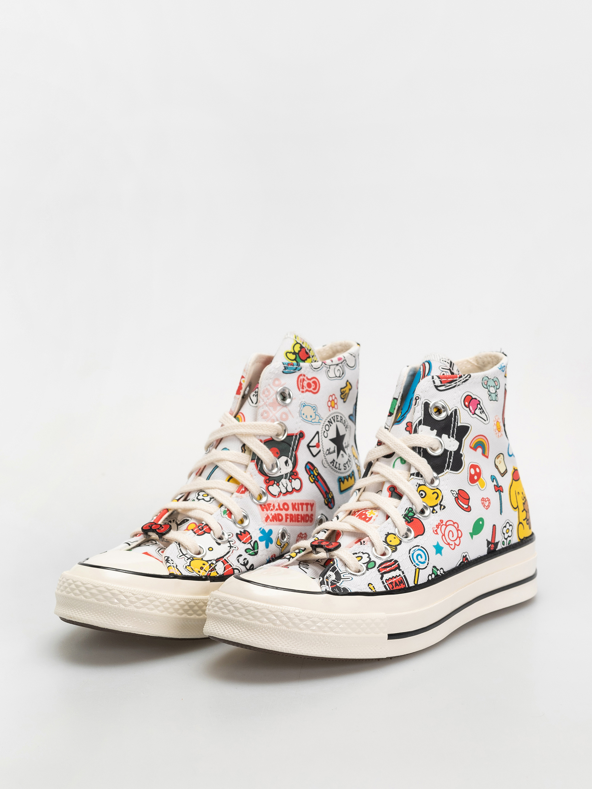 Teniși Converse Chuck 70 Hi (white/pink/green)