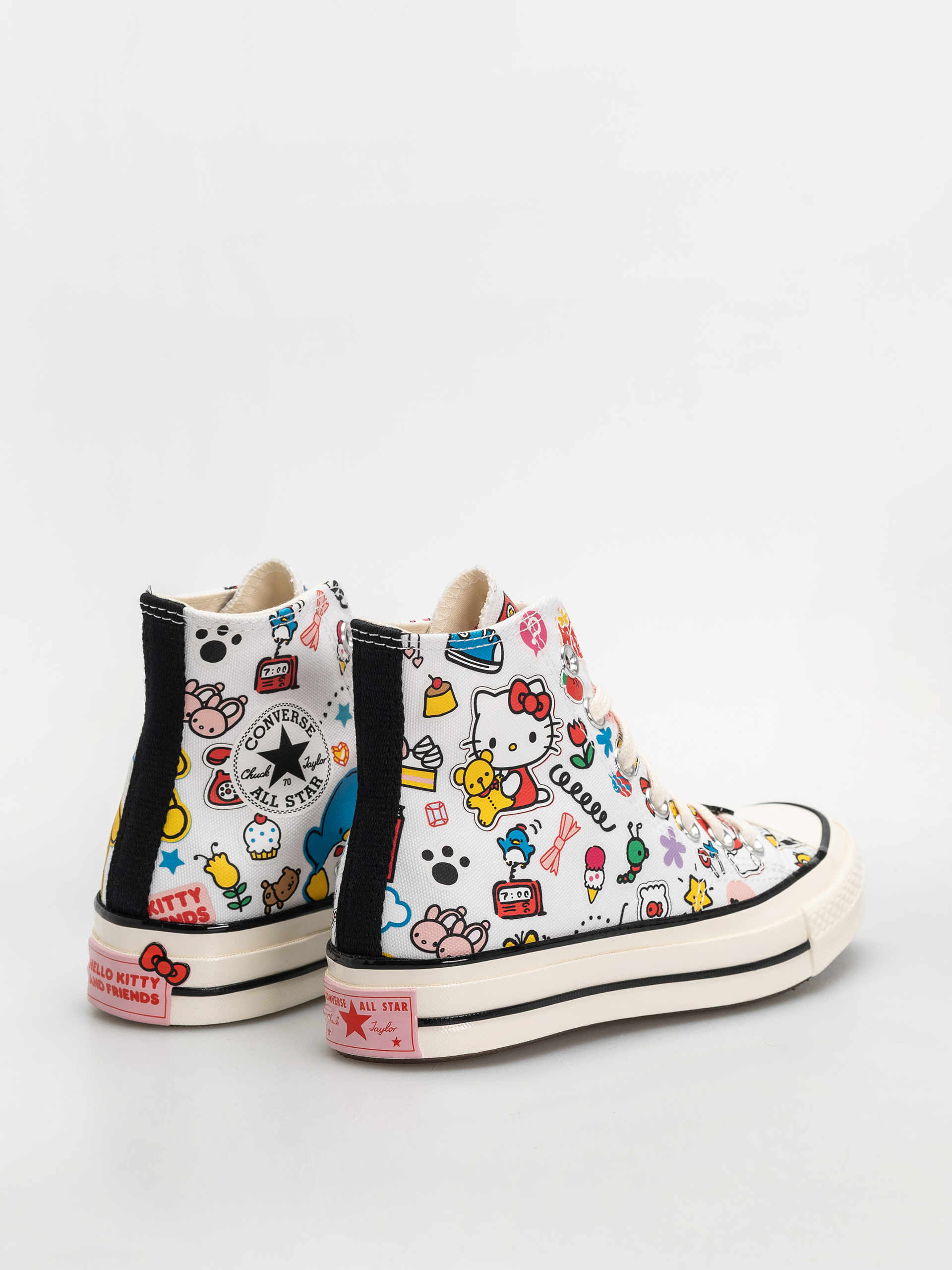 Teniși Converse Chuck 70 Hi (white/pink/green)