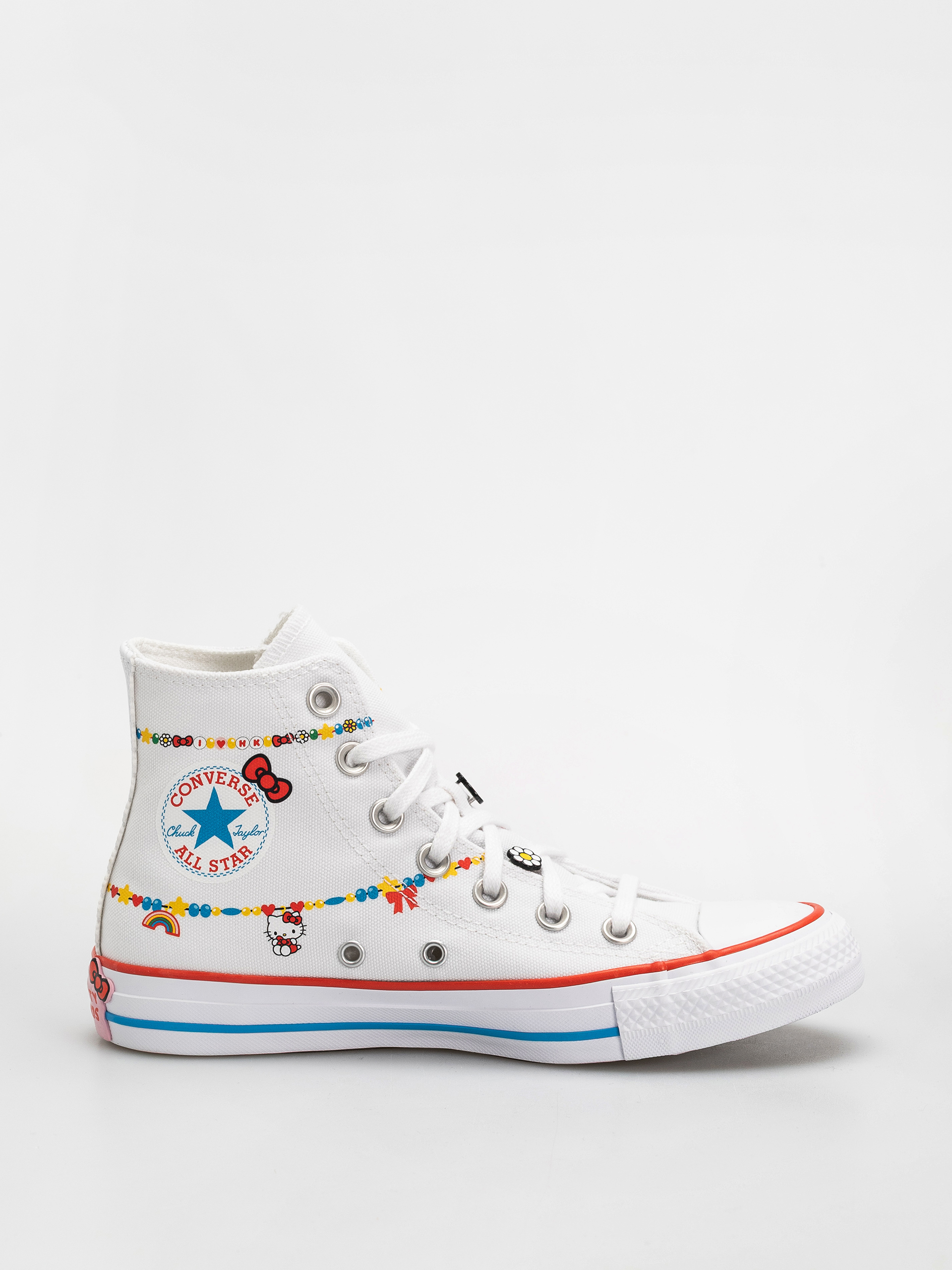 Teniși Converse Chuck Taylor All Star Hi (white/red/yellow)