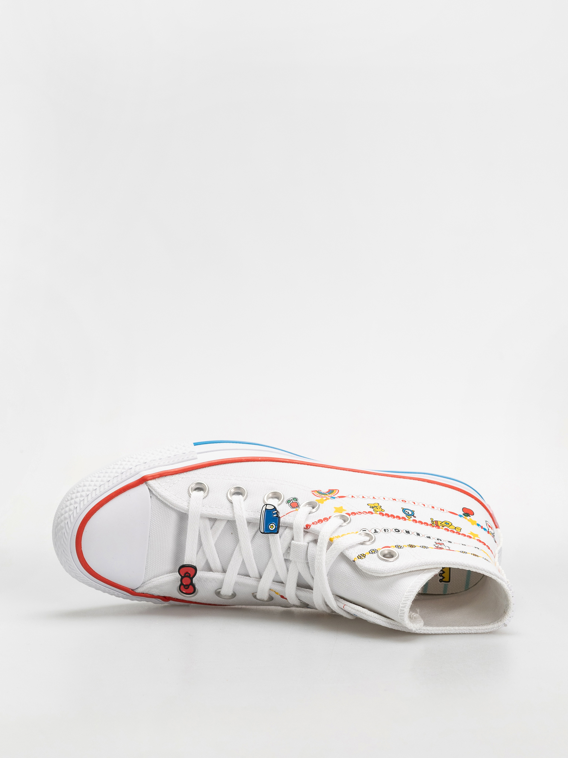 Teniși Converse Chuck Taylor All Star Hi (white/red/yellow)