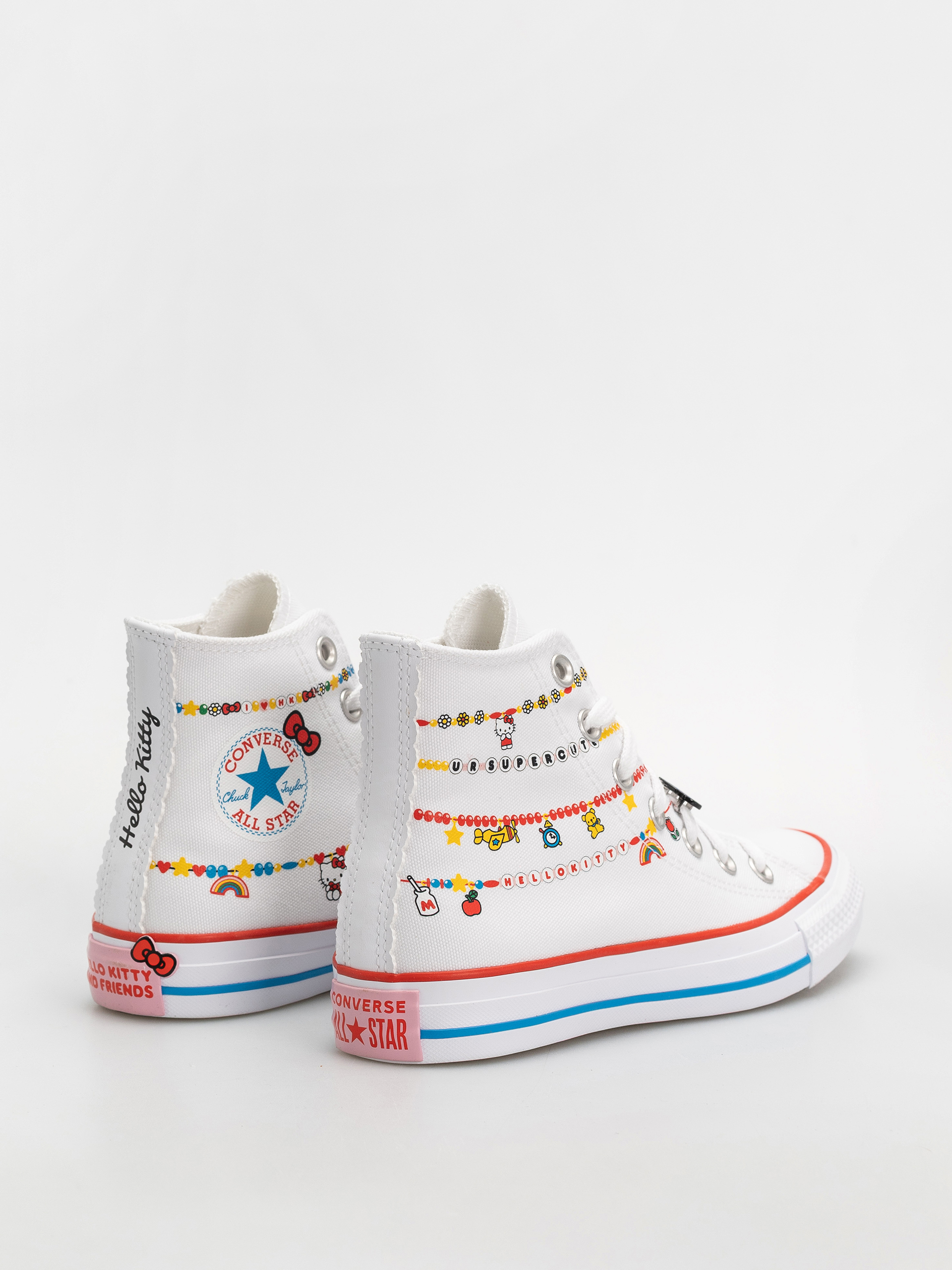Teniși Converse Chuck Taylor All Star Hi (white/red/yellow)