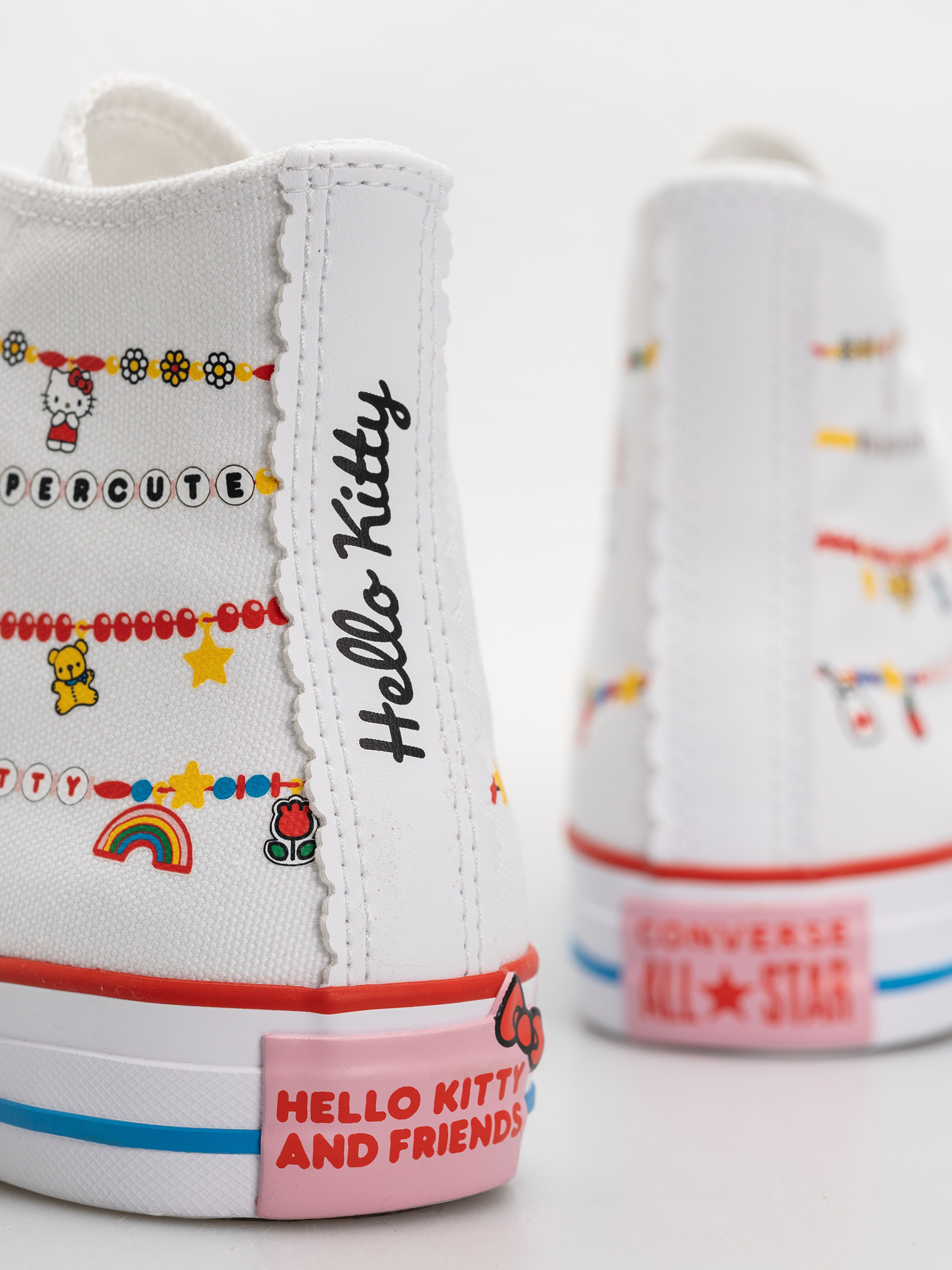 Teniși Converse Chuck Taylor All Star Hi (white/red/yellow)