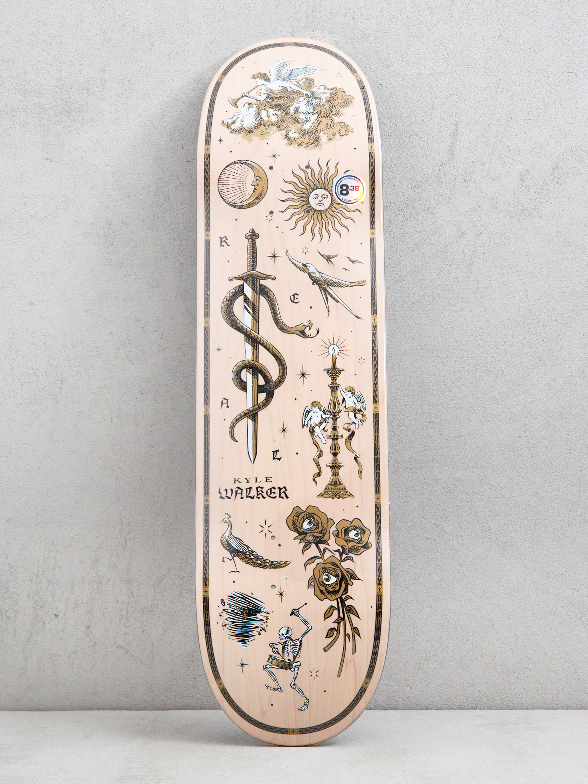 Placă Real Kyle Engraved (white)