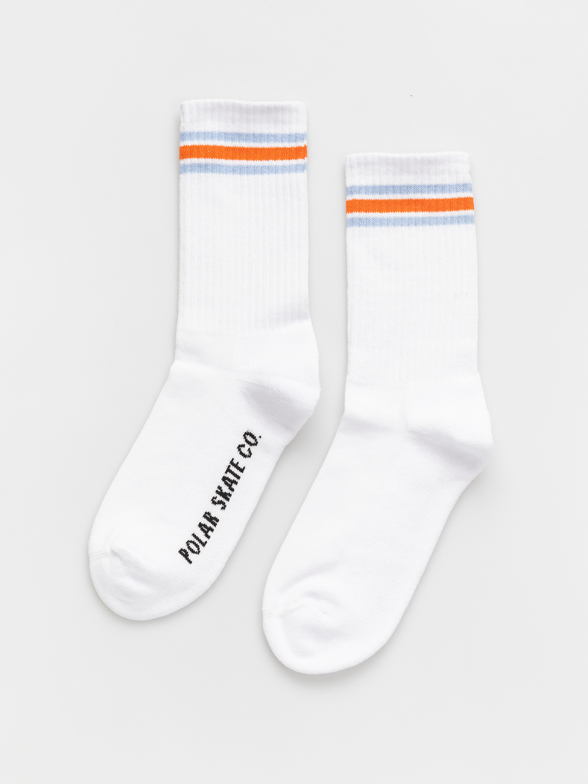 u0218osete Polar Skate Rib Stripes (white/orange/blue)