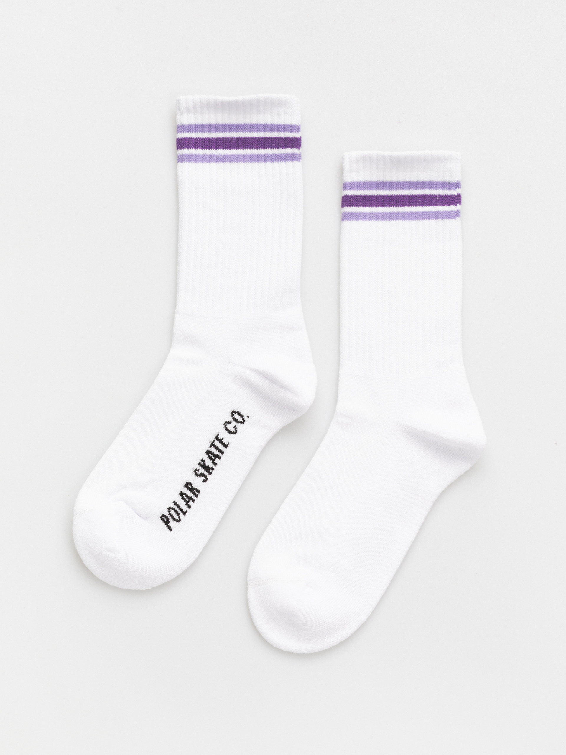 u0218osete Polar Skate Rib Stripes (white/lavender)